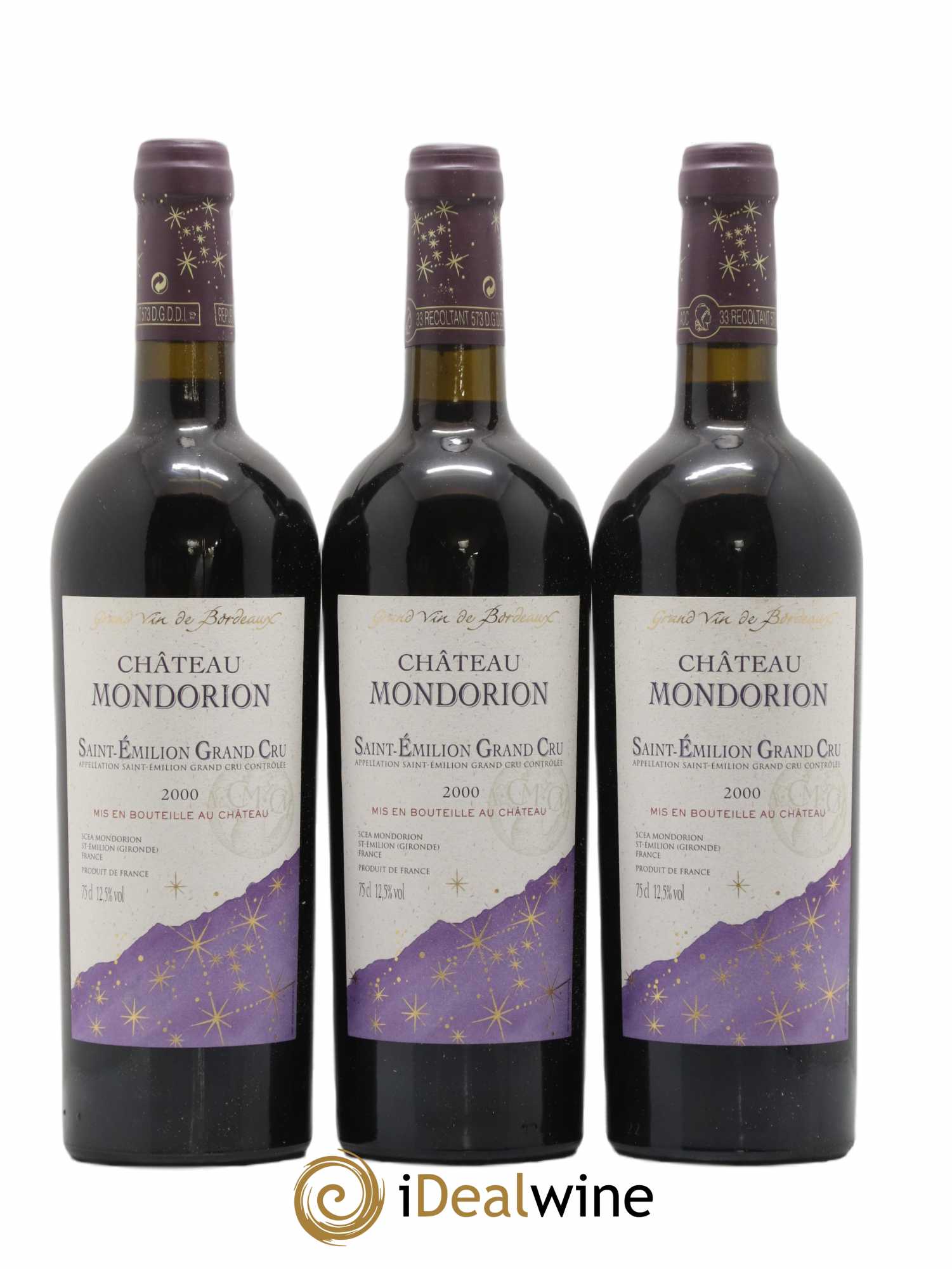 Saint-Émilion Grand Cru Chateau Mondorion 2000 - Posten von 12 Flaschen - 3
