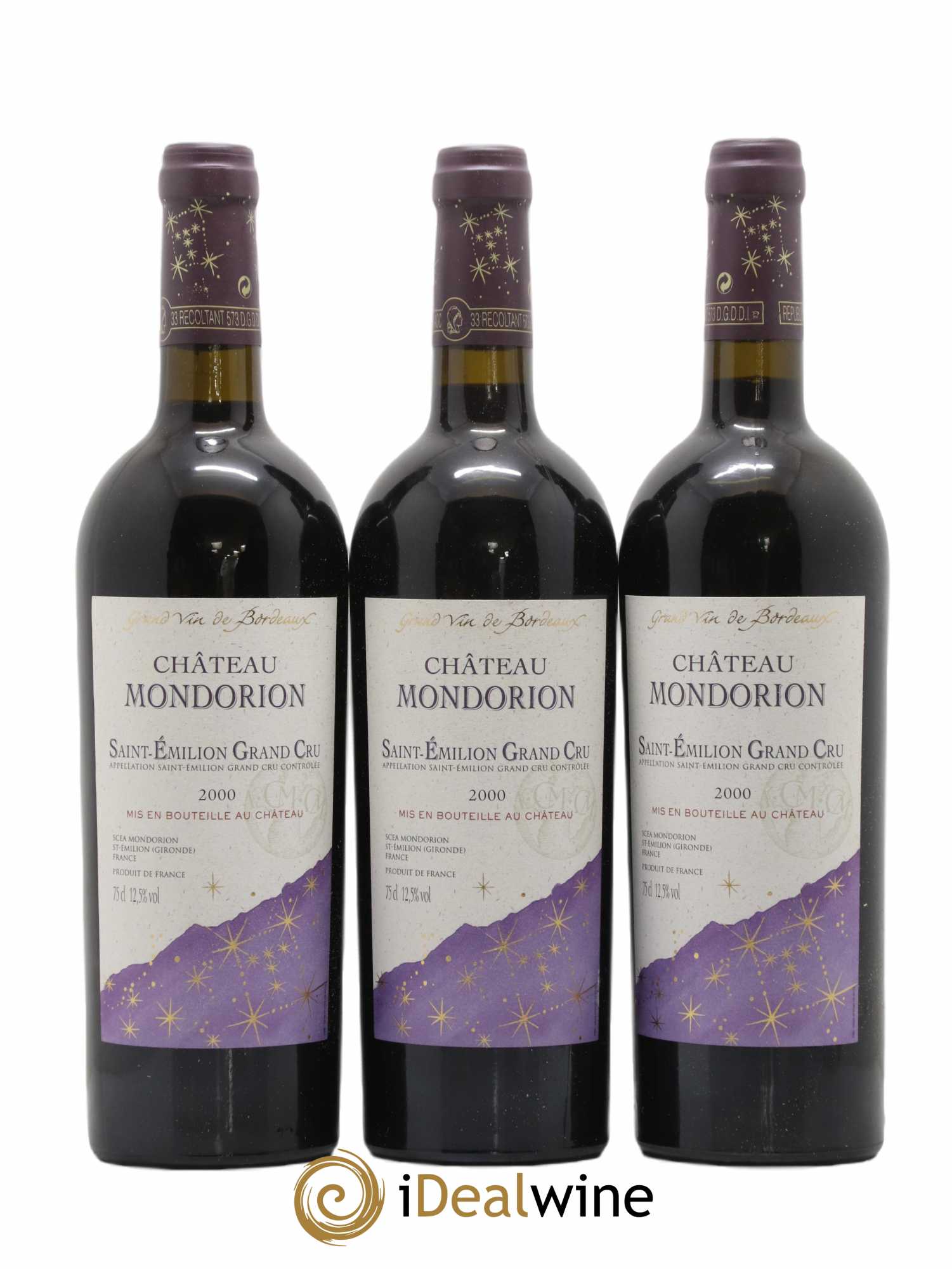 Saint-Émilion Grand Cru Chateau Mondorion 2000 - Posten von 12 Flaschen - 4