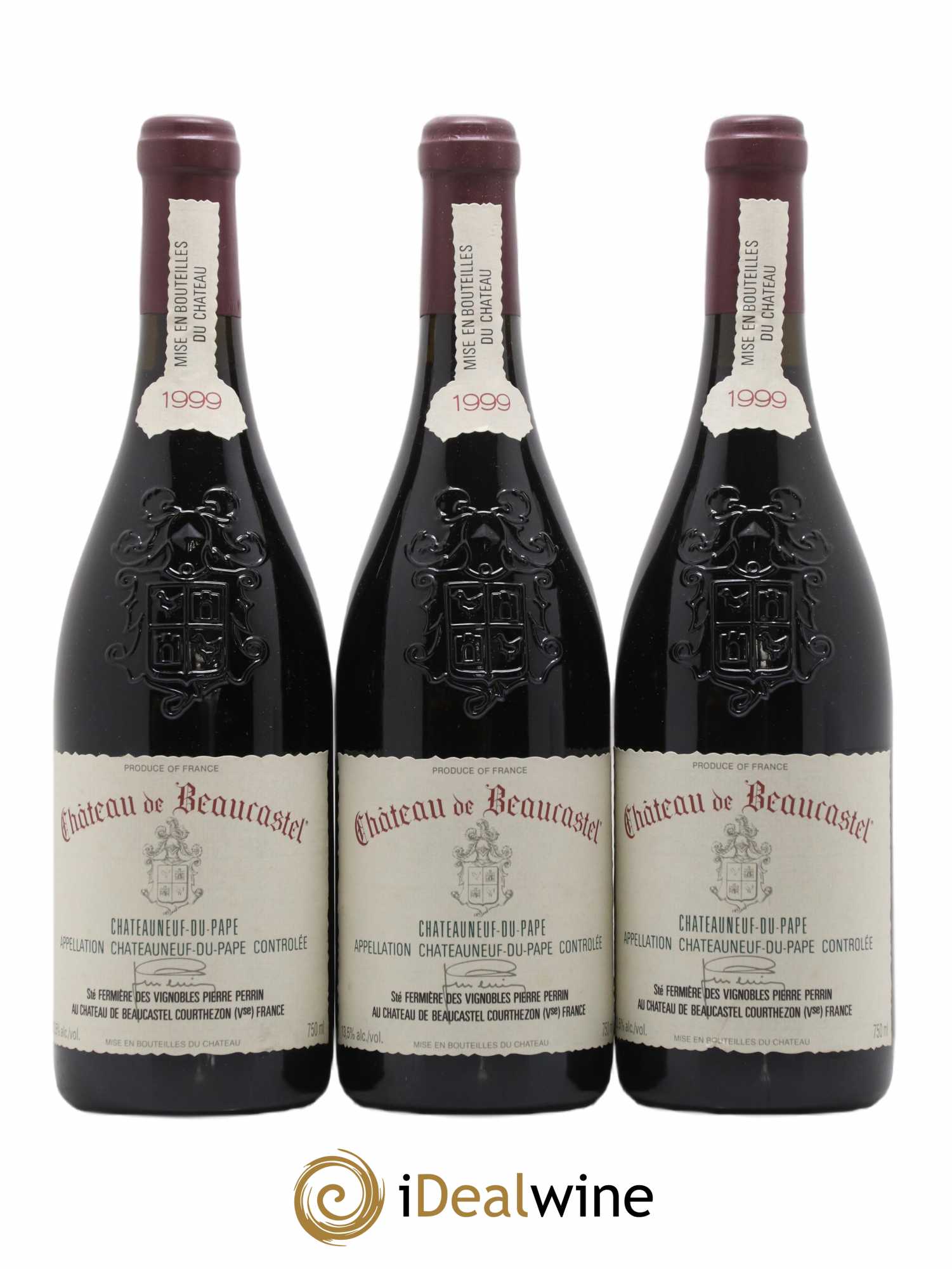 Châteauneuf-du-Pape Château de Beaucastel Famille Perrin 1999 - Lot de 12 bouteilles - 2