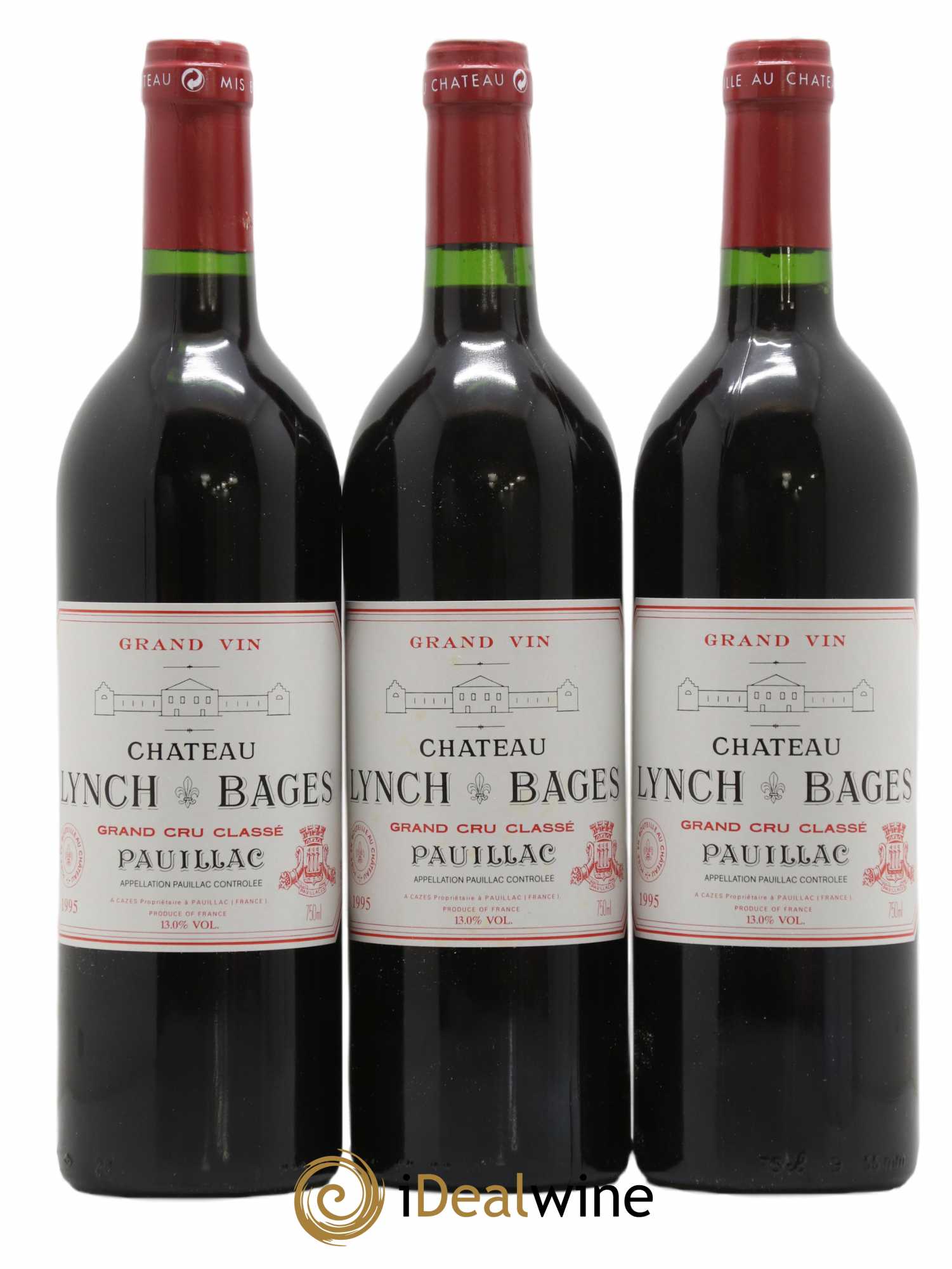 Château Lynch Bages 5ème Grand Cru Classé 1995 - Lot de 6 bouteilles - 1