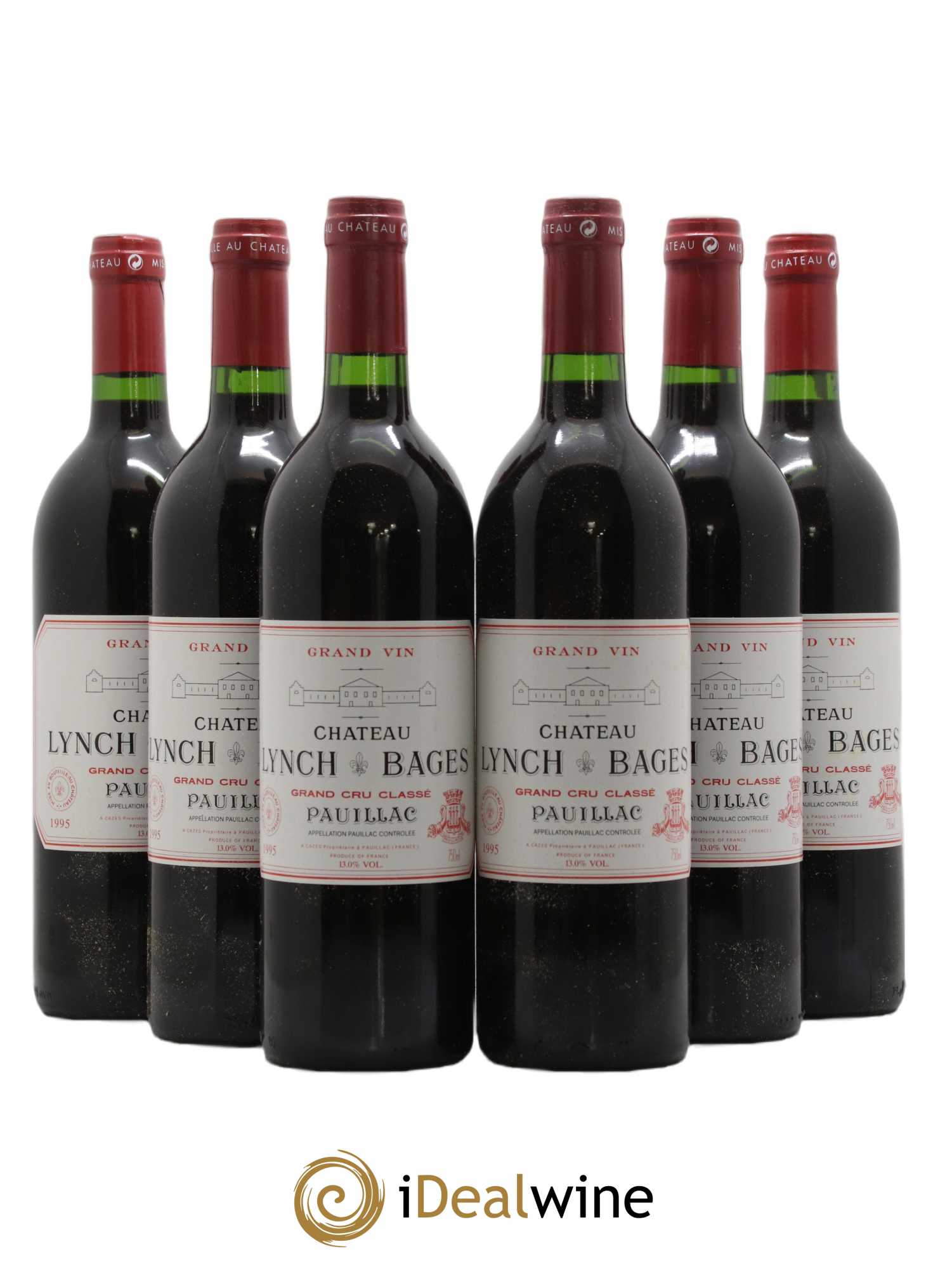 Château Lynch Bages 5ème Grand Cru Classé 1995 - Lot de 6 bouteilles - 0