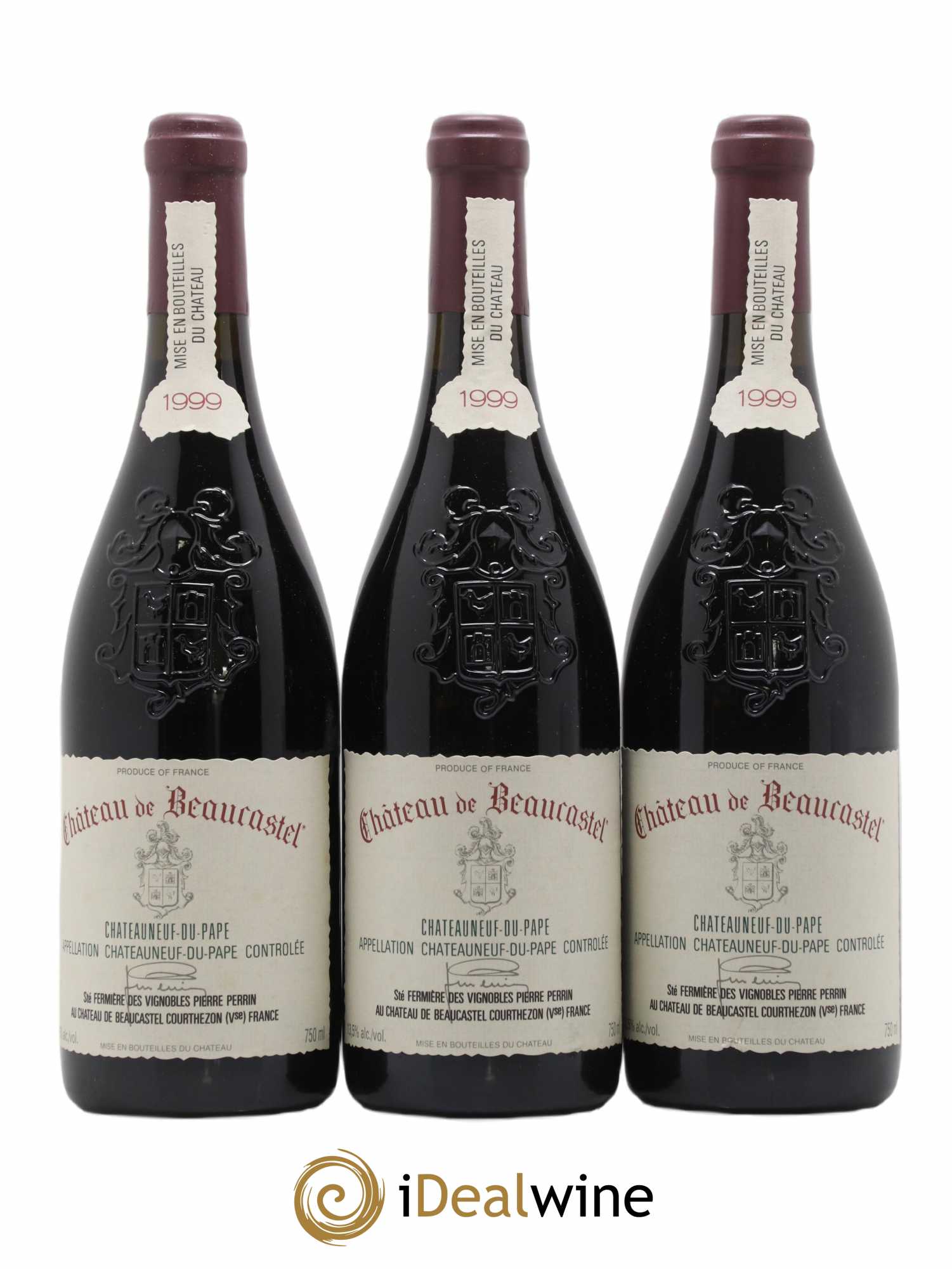 Châteauneuf-du-Pape Château de Beaucastel Famille Perrin 1999 - Lot de 12 bouteilles - 3