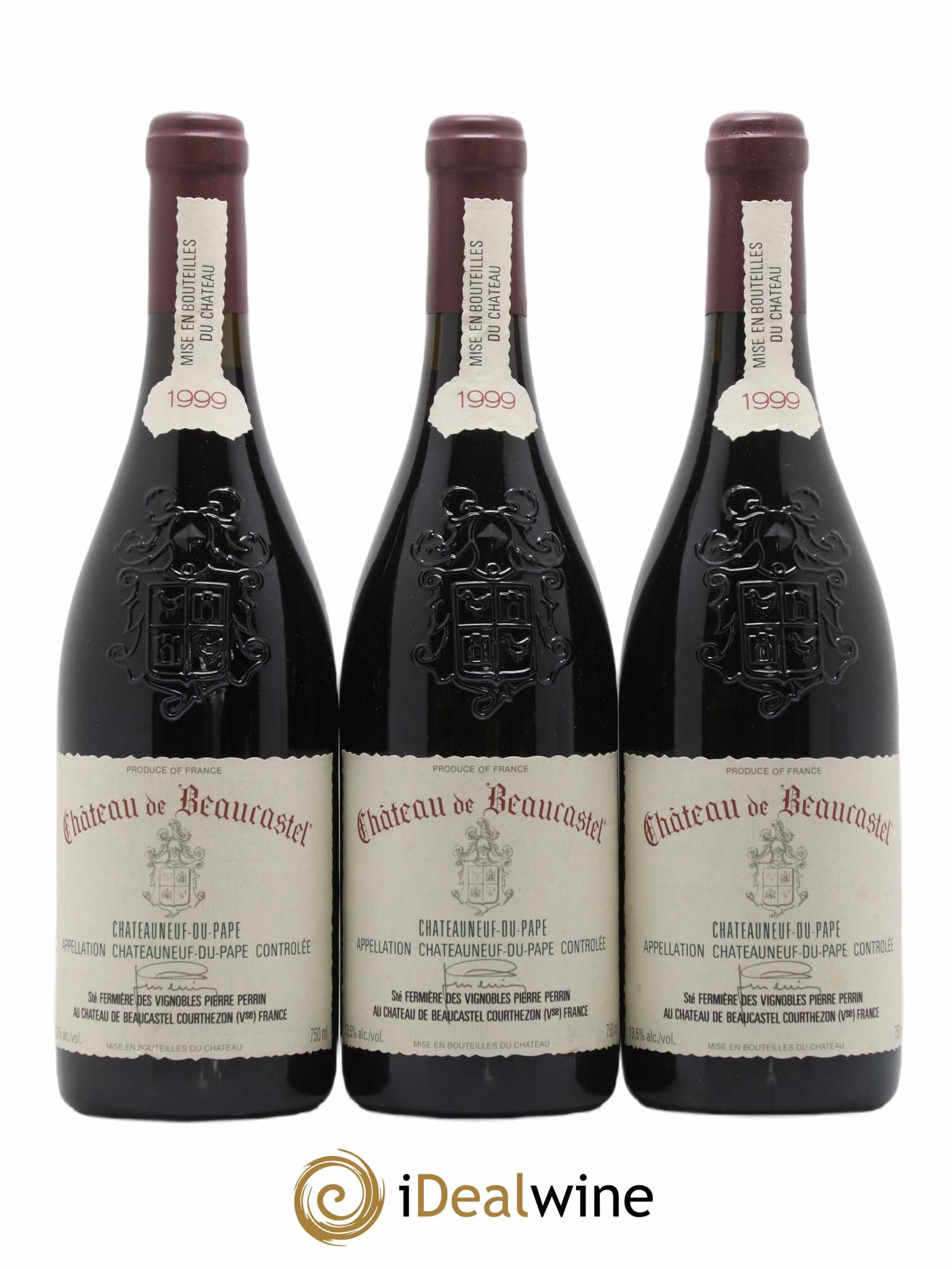 Châteauneuf-du-Pape Château de Beaucastel Famille Perrin 1999 - Lot de 12 bouteilles - 4