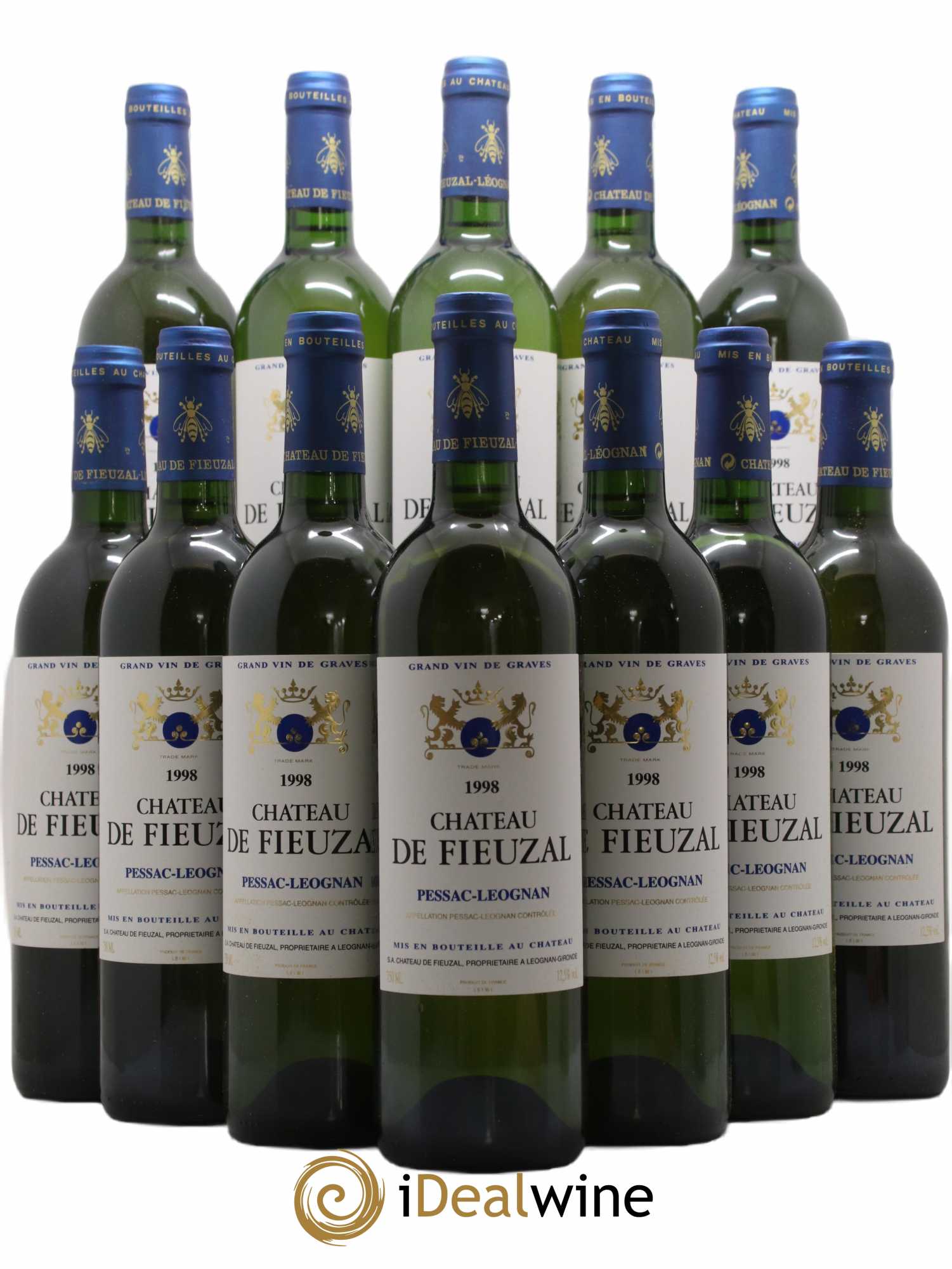 Château de Fieuzal 1998 - Lot de 12 bouteilles - 0
