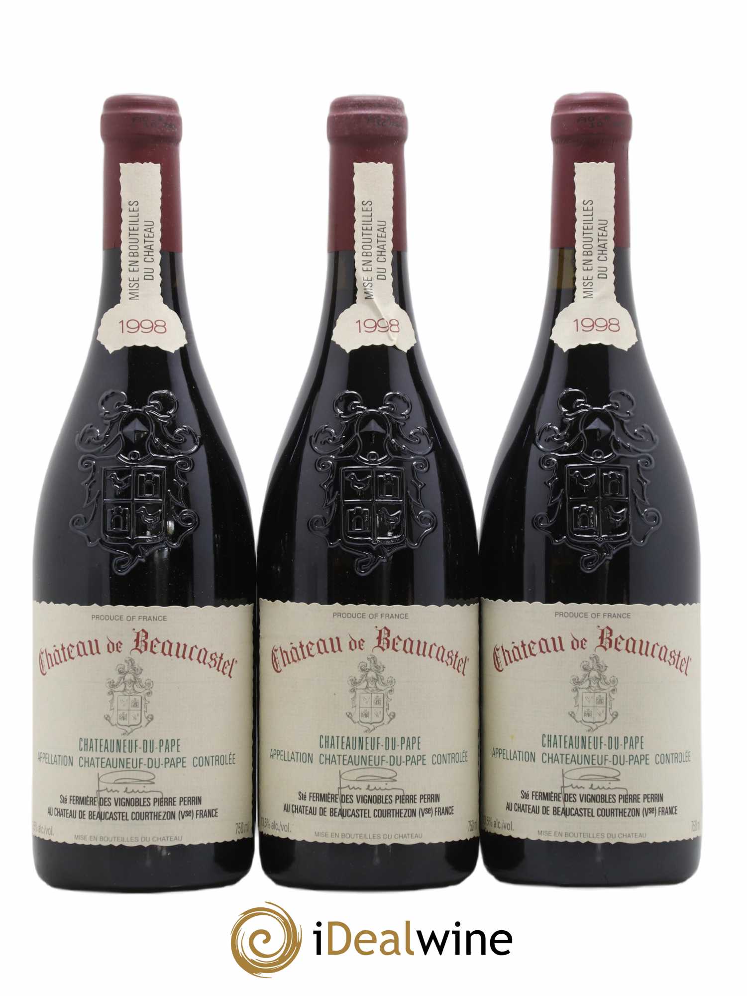 Châteauneuf-du-Pape Château de Beaucastel Famille Perrin 1998 - Lot de 12 bouteilles - 3