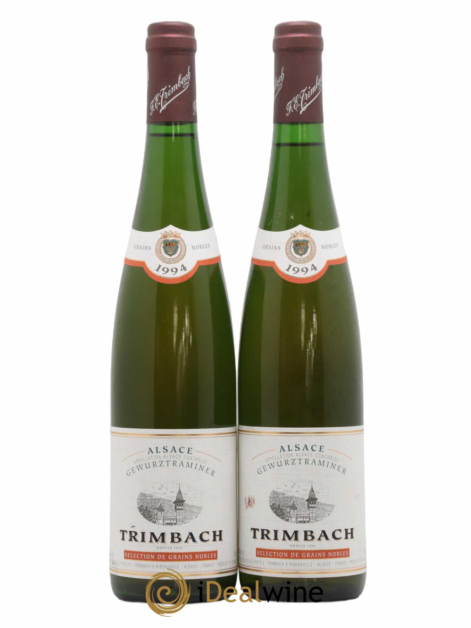 Alsace Gewurztraminer Sélection de Grains Nobles Trimbach (Domaine) 1994 - Lotto di 2 bottiglie - 0