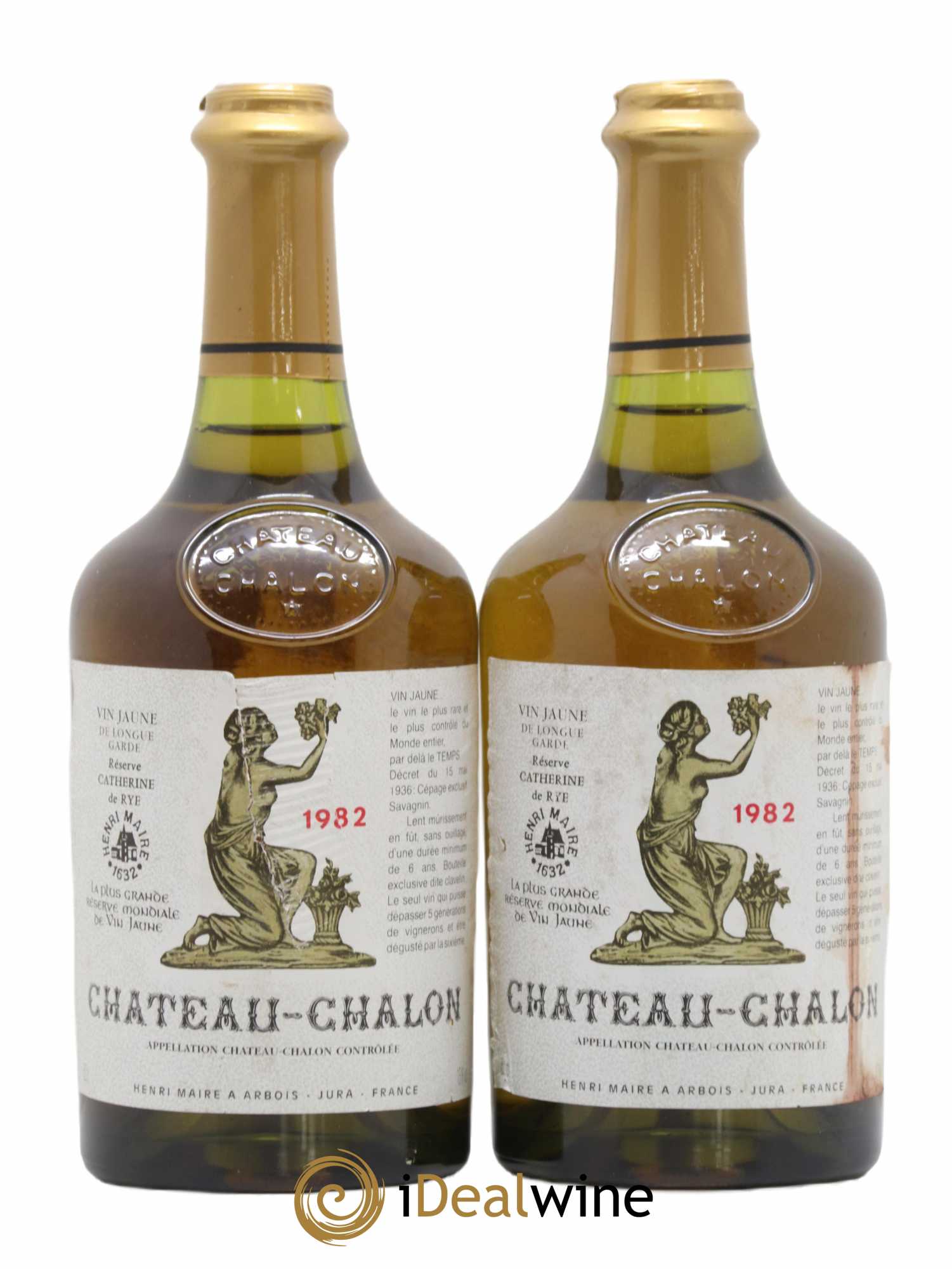 Château-Chalon Henri Maire Reserve Catherine De Rye 1982 - Posten von 2 Flaschen - 0