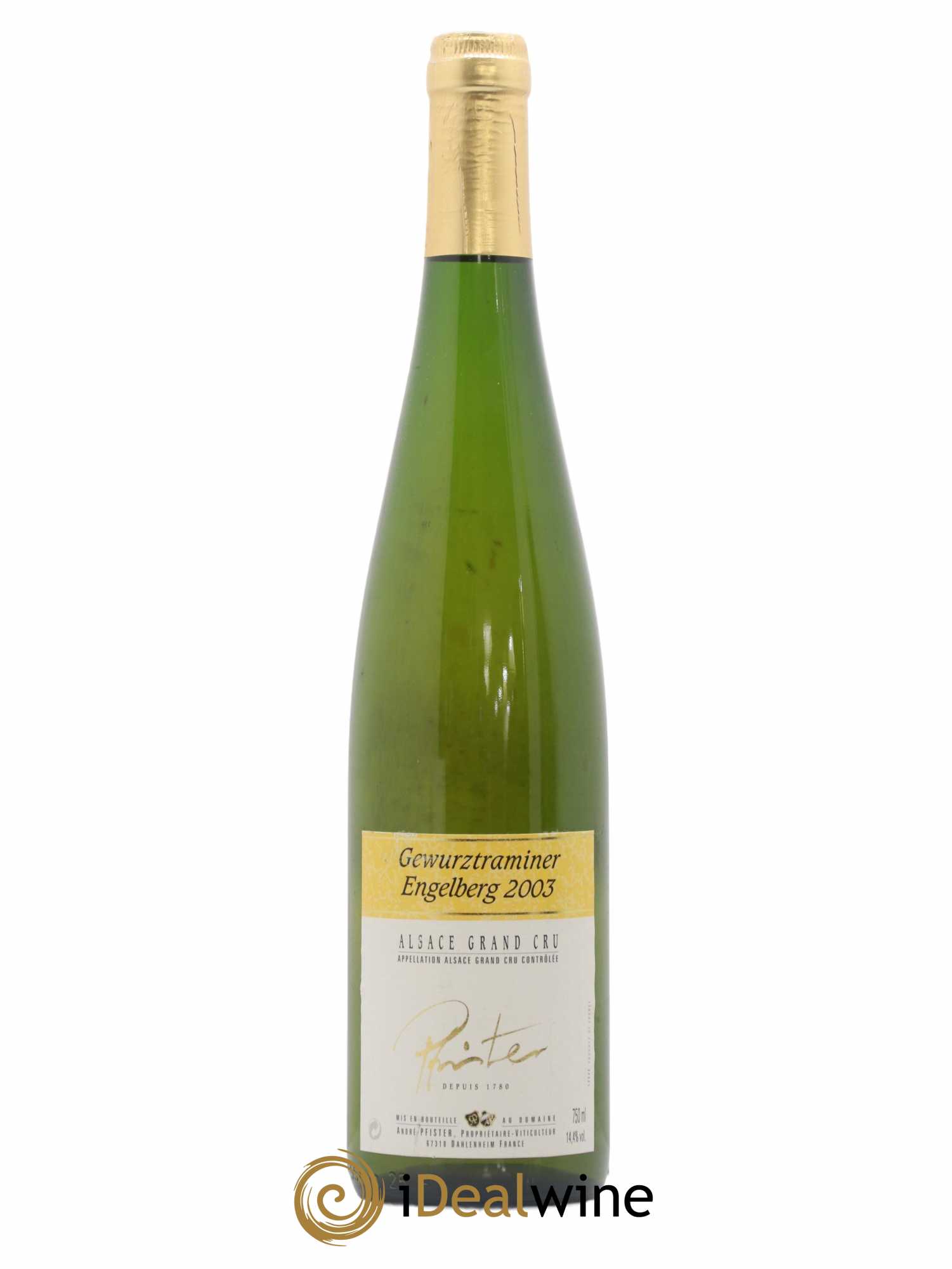 Gewurztraminer Grand Cru Engelberg Pfister 2003 - Posten von 1 Flasche - 0
