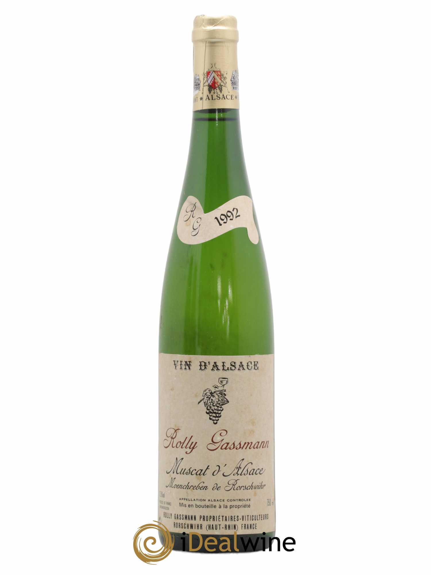Muscat Moenchreben de Roschwihr Rolly Gassmann 1992 - Posten von 1 Flasche - 0