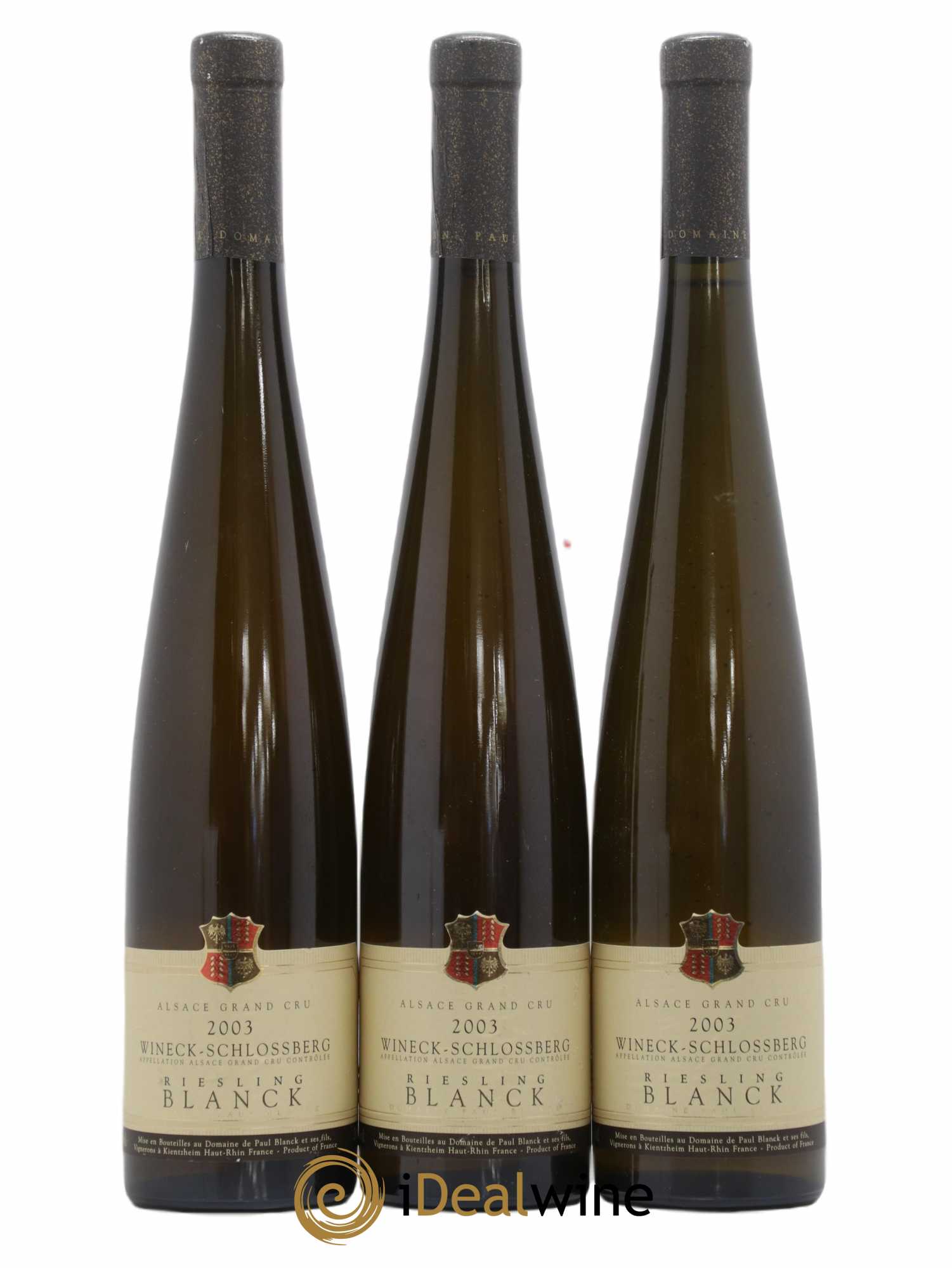 Riesling Grand Cru Wineck-Schlossberg Blanck 2003 - Posten von 3 Flaschen - 0