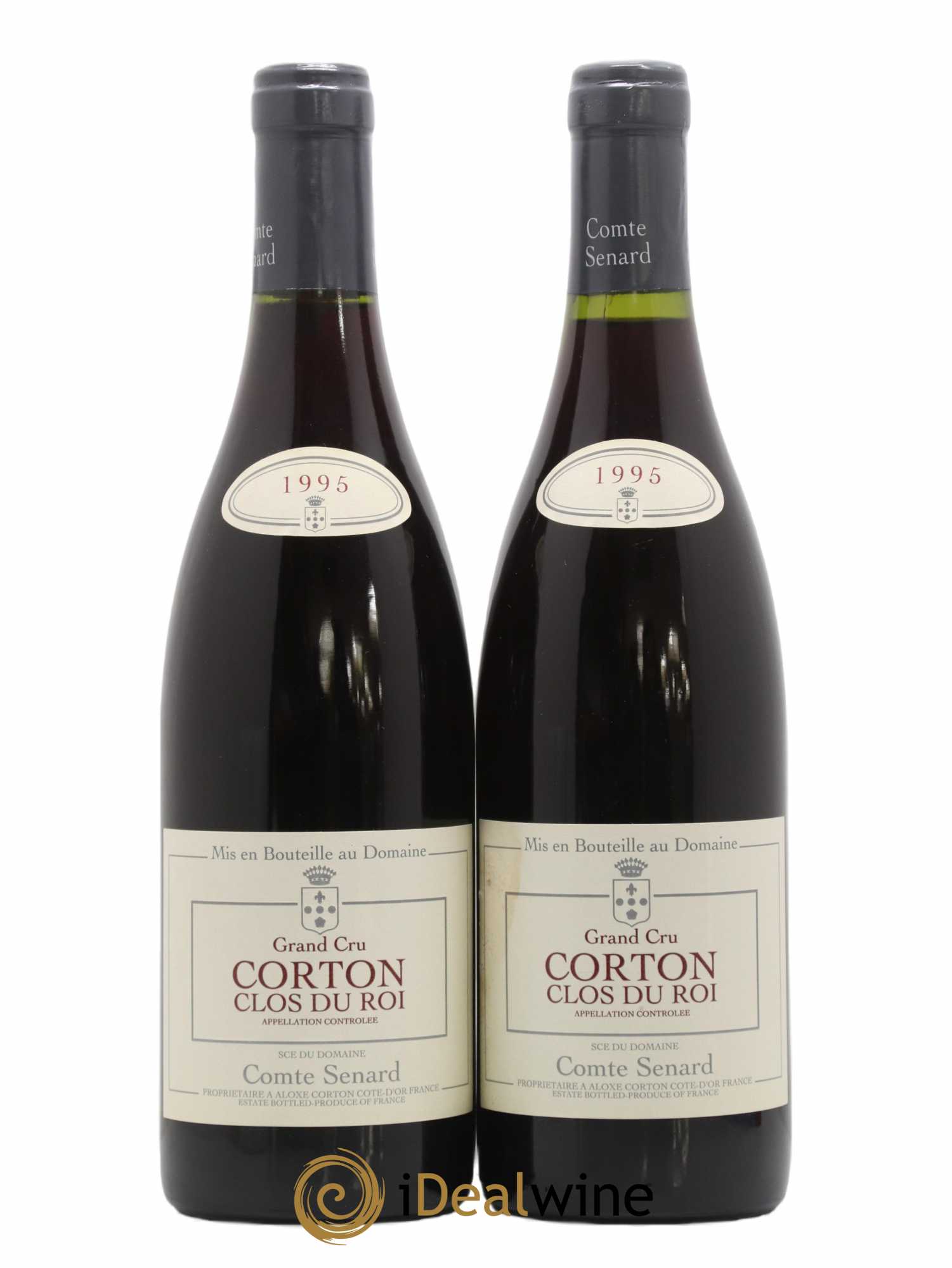 Corton Grand Cru Clos du Roi Comte Senard 1995 - Lot de 2 bouteilles - 0