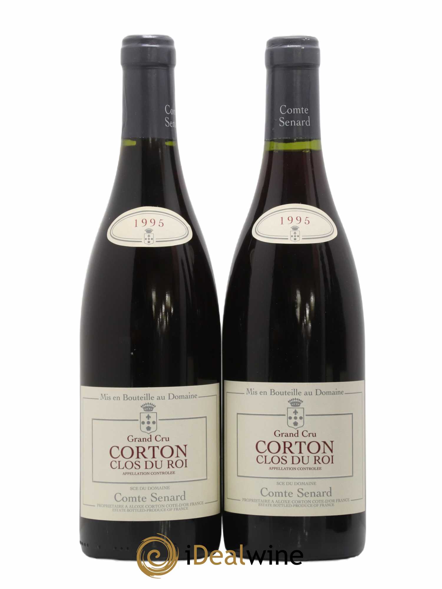 Corton Grand Cru Clos du Roi Comte Senard 1995 - Lot de 2 bouteilles - 0