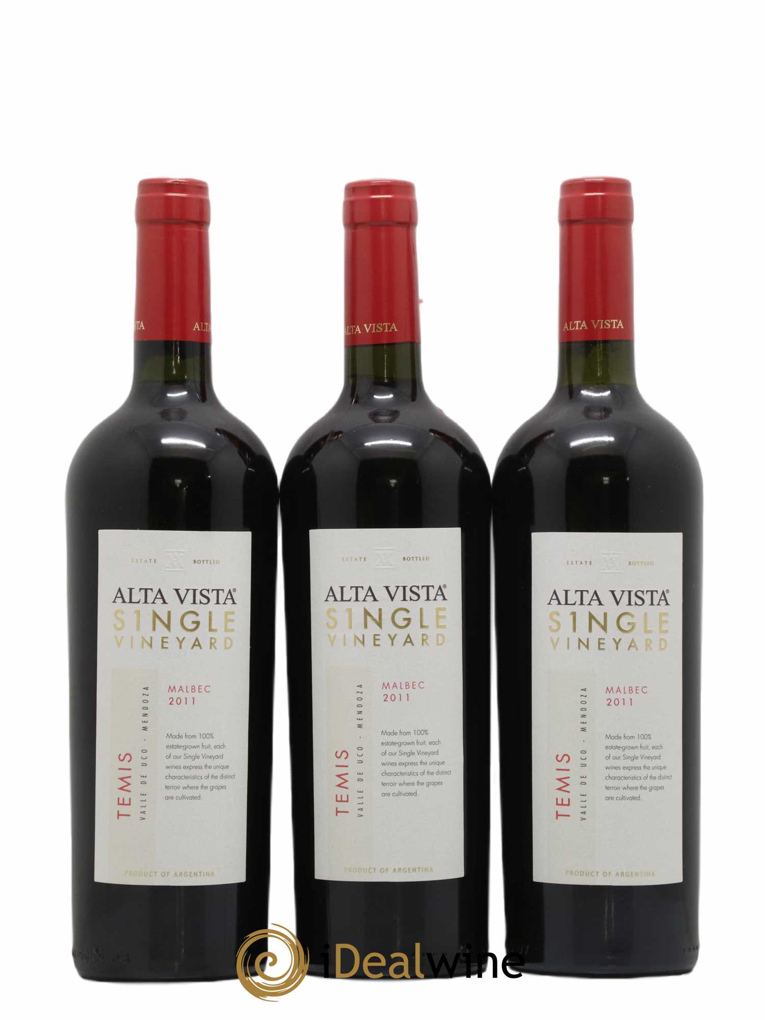 Mendoza Alta Vista Malbec Temis 2011 - Posten von 3 Flaschen - 0
