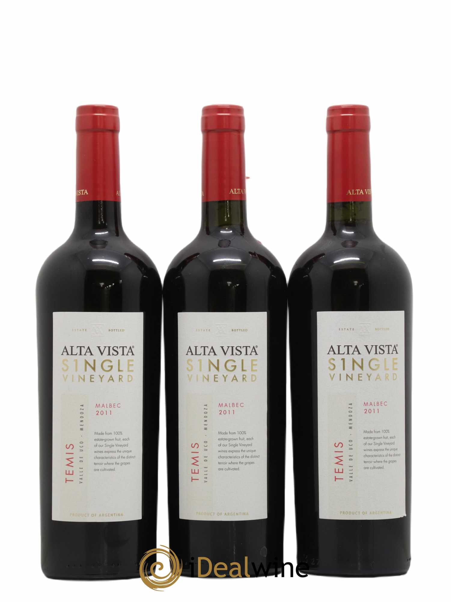 Mendoza Alta Vista Malbec Temis 2011 - Posten von 3 Flaschen - 0