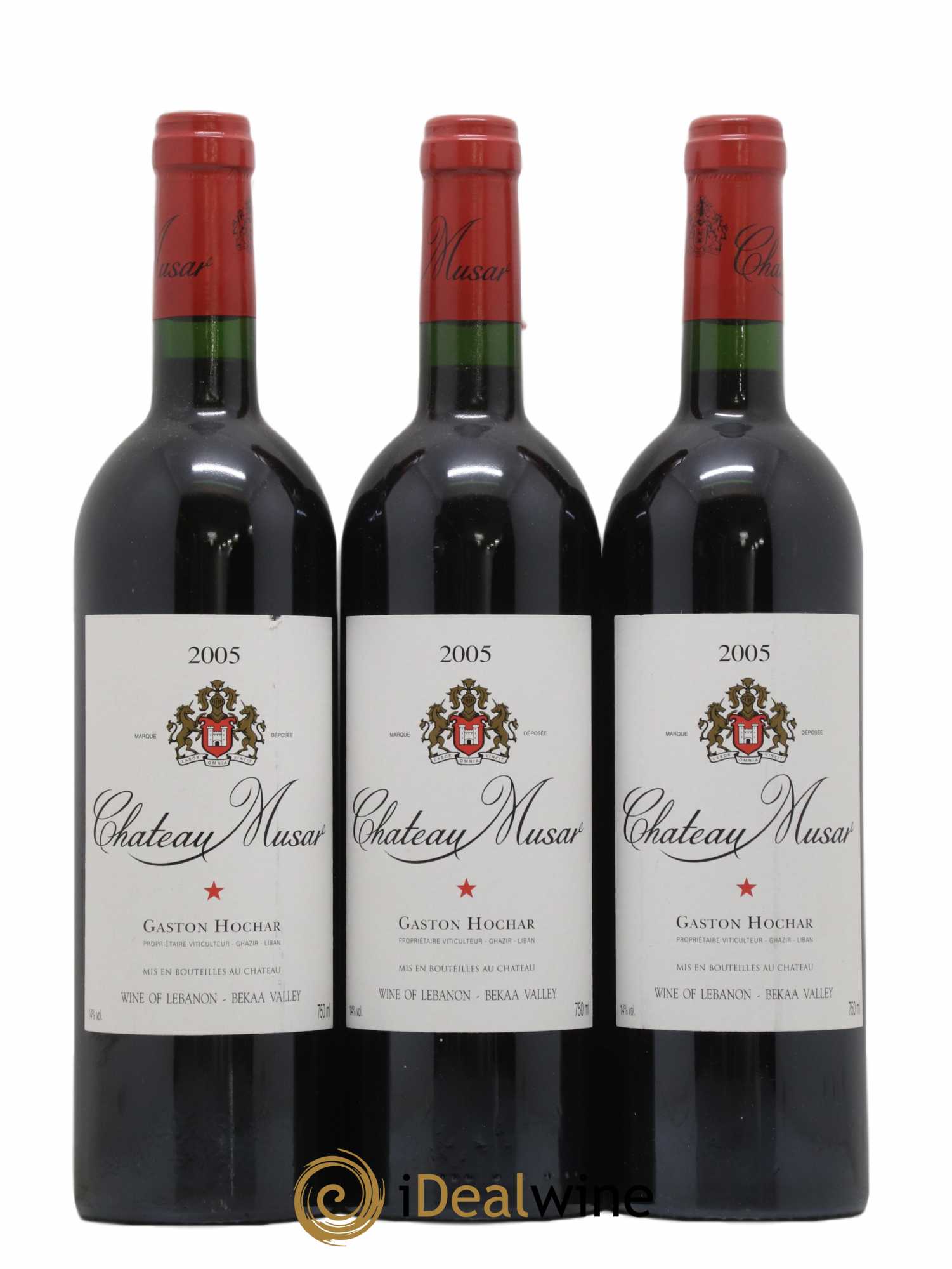 Château Musar Serge Hochar 2005 - Lot de 6 bouteilles - 1