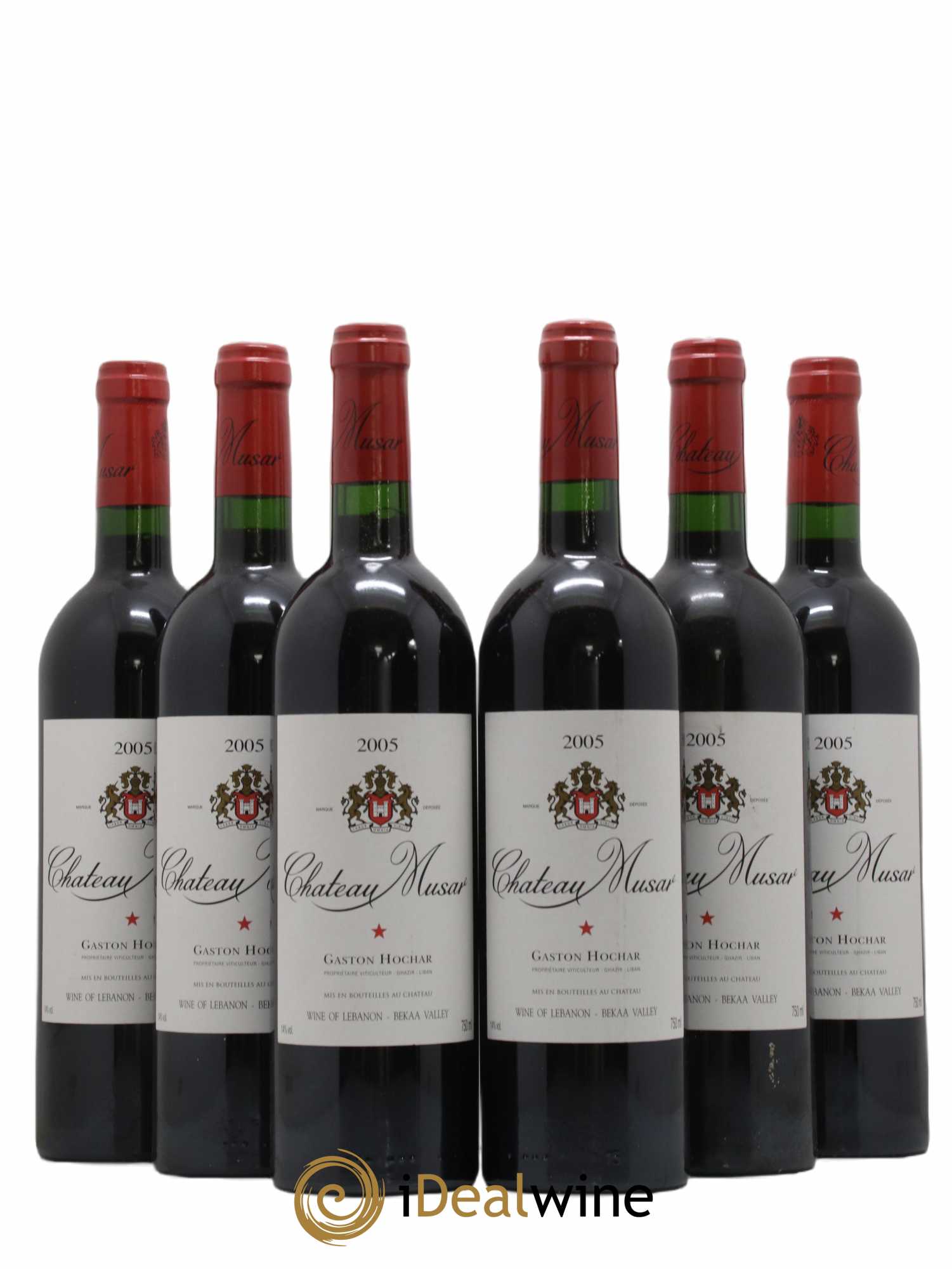 Château Musar Serge Hochar 2005 - Lot de 6 bouteilles - 0