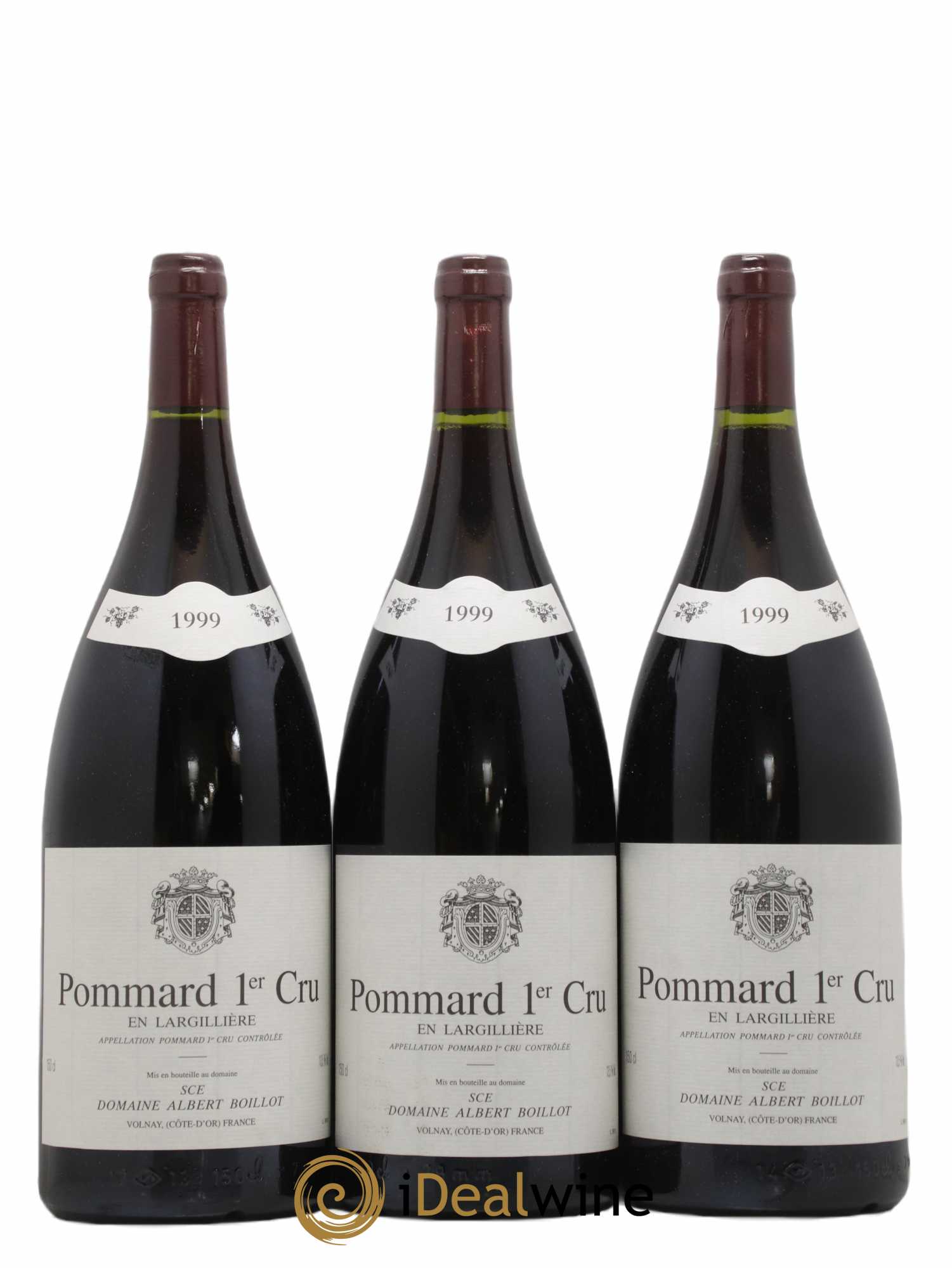 Pommard 1er Cru En Argilliere Albert Boillot 1999 - Posten von 3 Magnum - 0