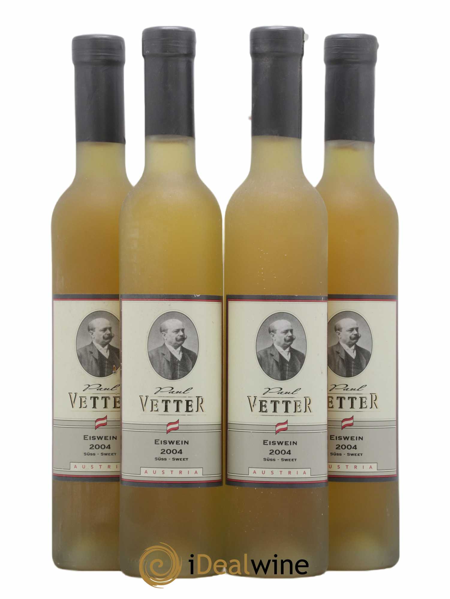 Autriche Paul Vetter Eiswein 2004 - Posten von 4 Demi-Flaschen - 0
