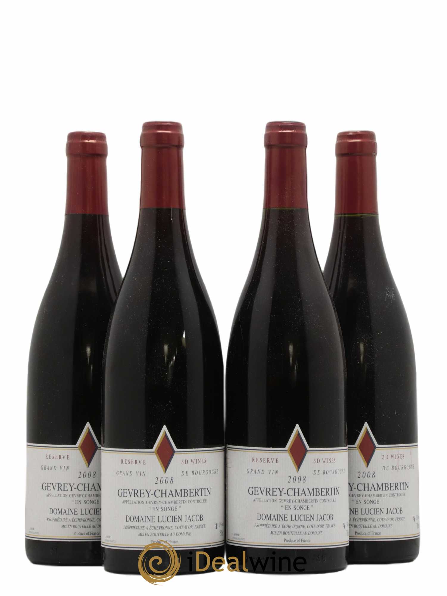 Gevrey-Chambertin 2008 - Posten von 4 Flaschen - 0