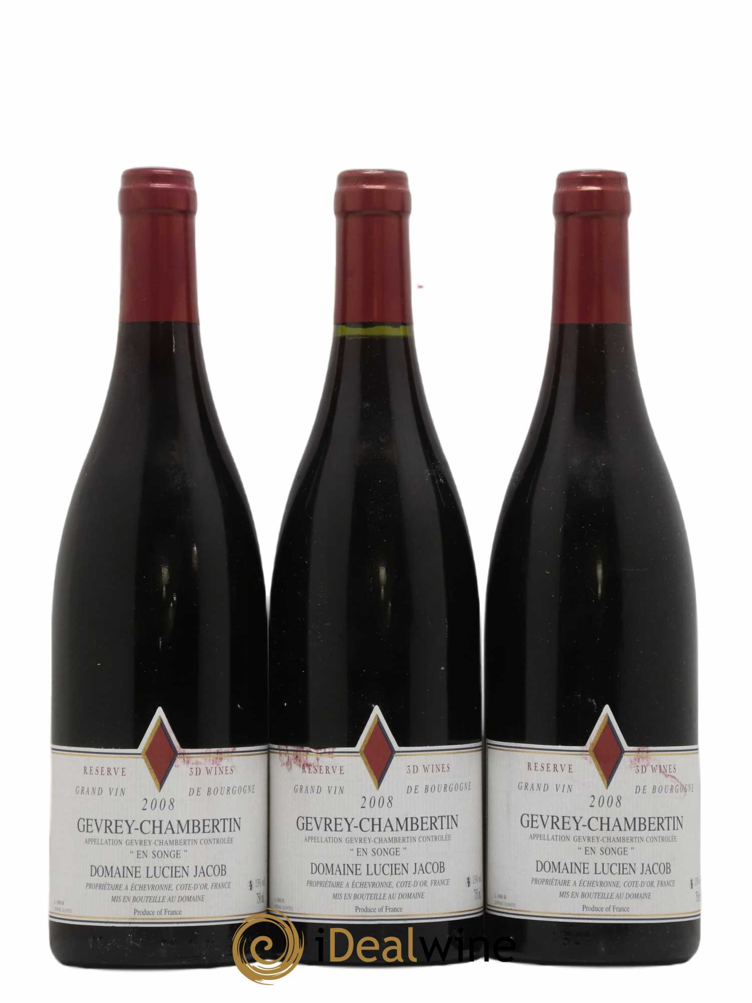 Gevrey-Chambertin 2008 - Posten von 3 Flaschen - 0