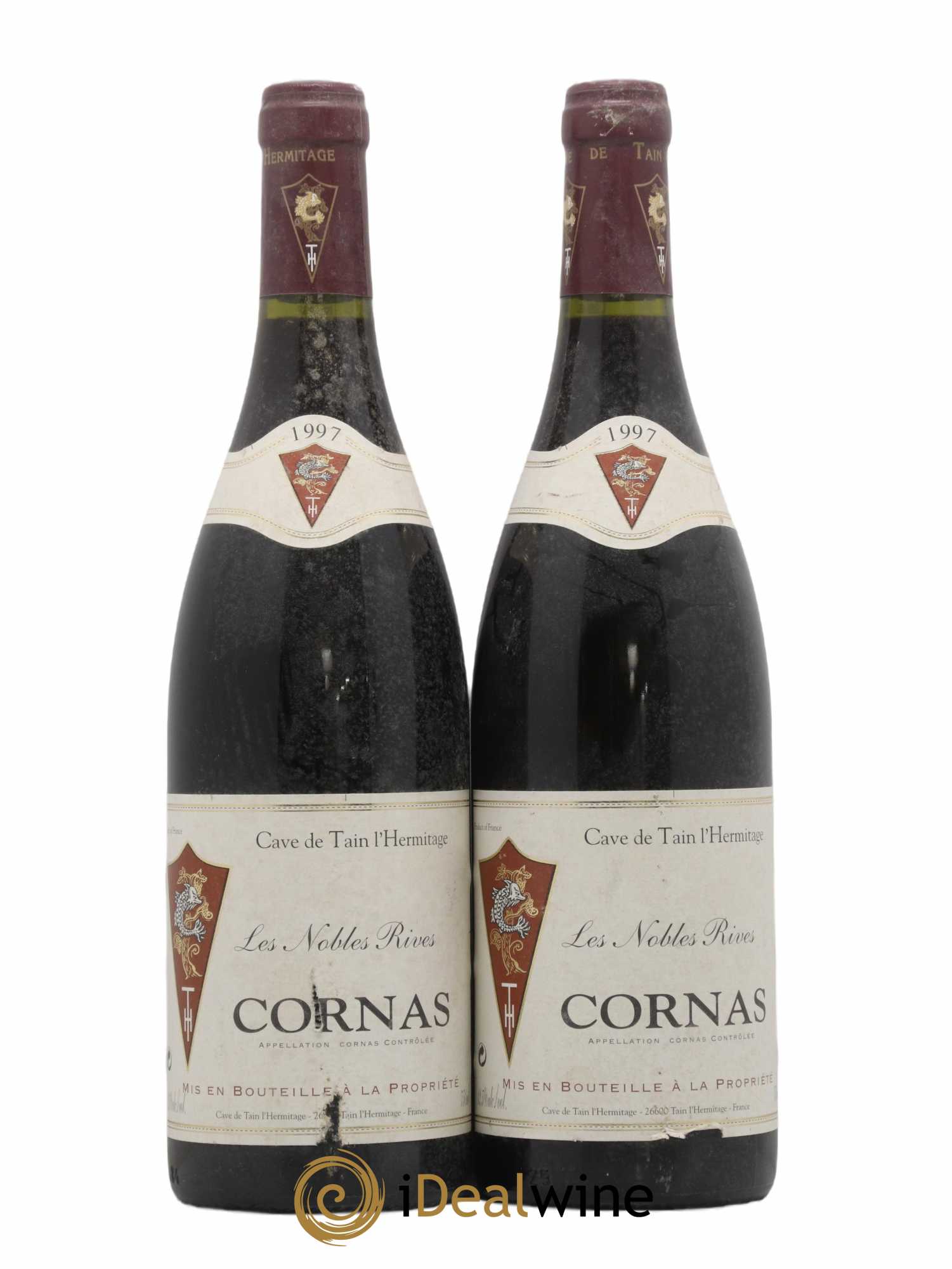 Cornas Caves De Tain L Hermitage Les Nobles Rives 1997 - Posten von 2 Flaschen - 0