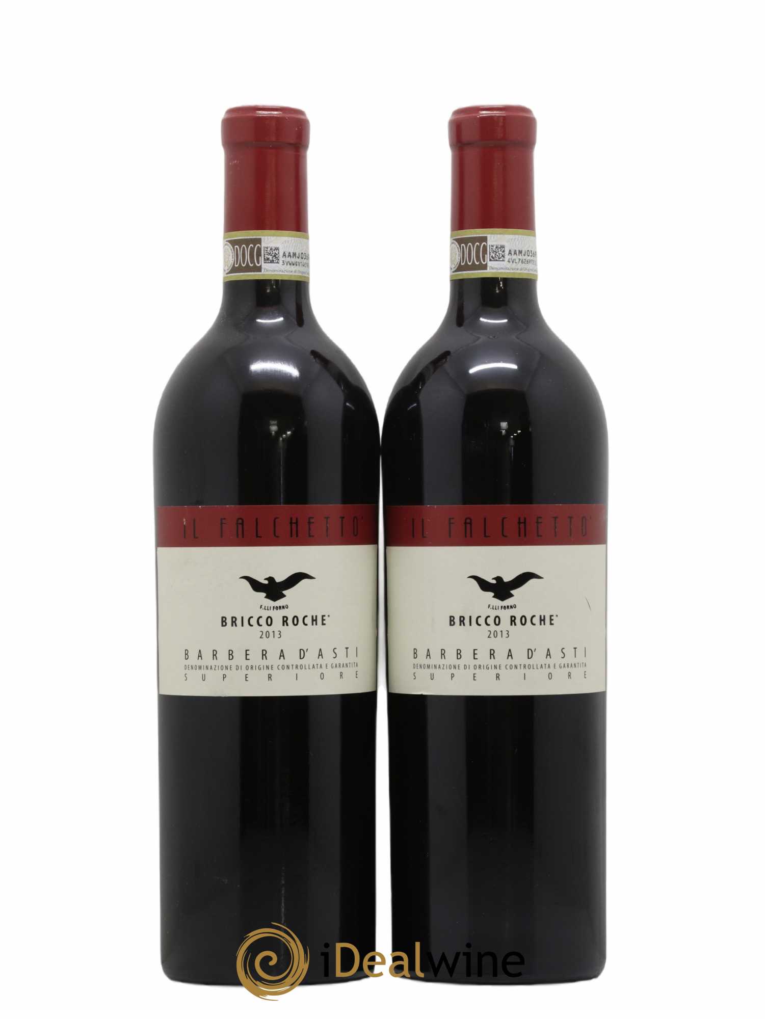 Italie Barbera d'Asti Superiore Bricco Roche S.Stephano Belbo 2013 - Posten von 2 Flaschen - 0