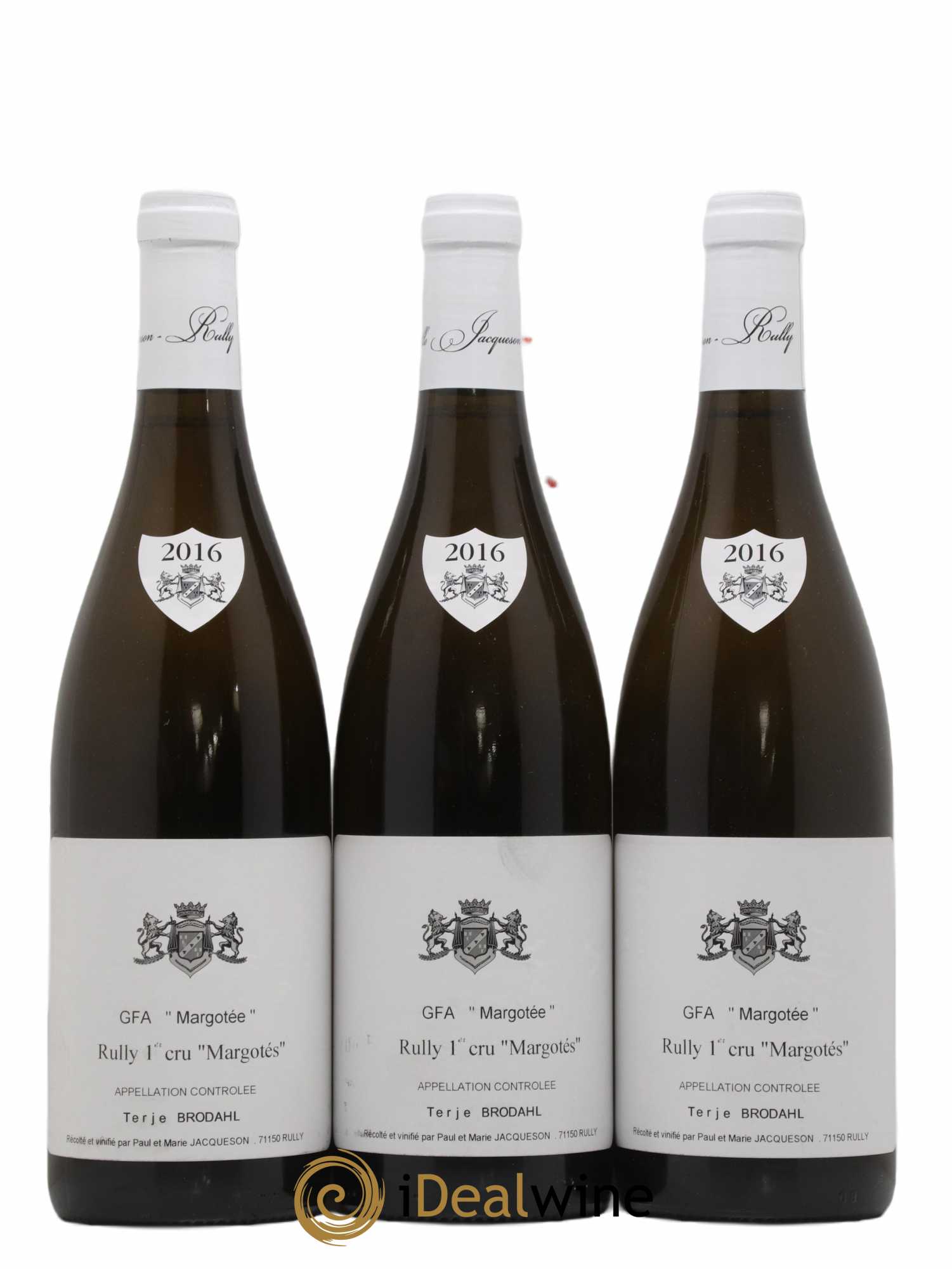 Rully 1er Cru Margotes Terje Brodahl 2016 - Posten von 3 Flaschen - 0