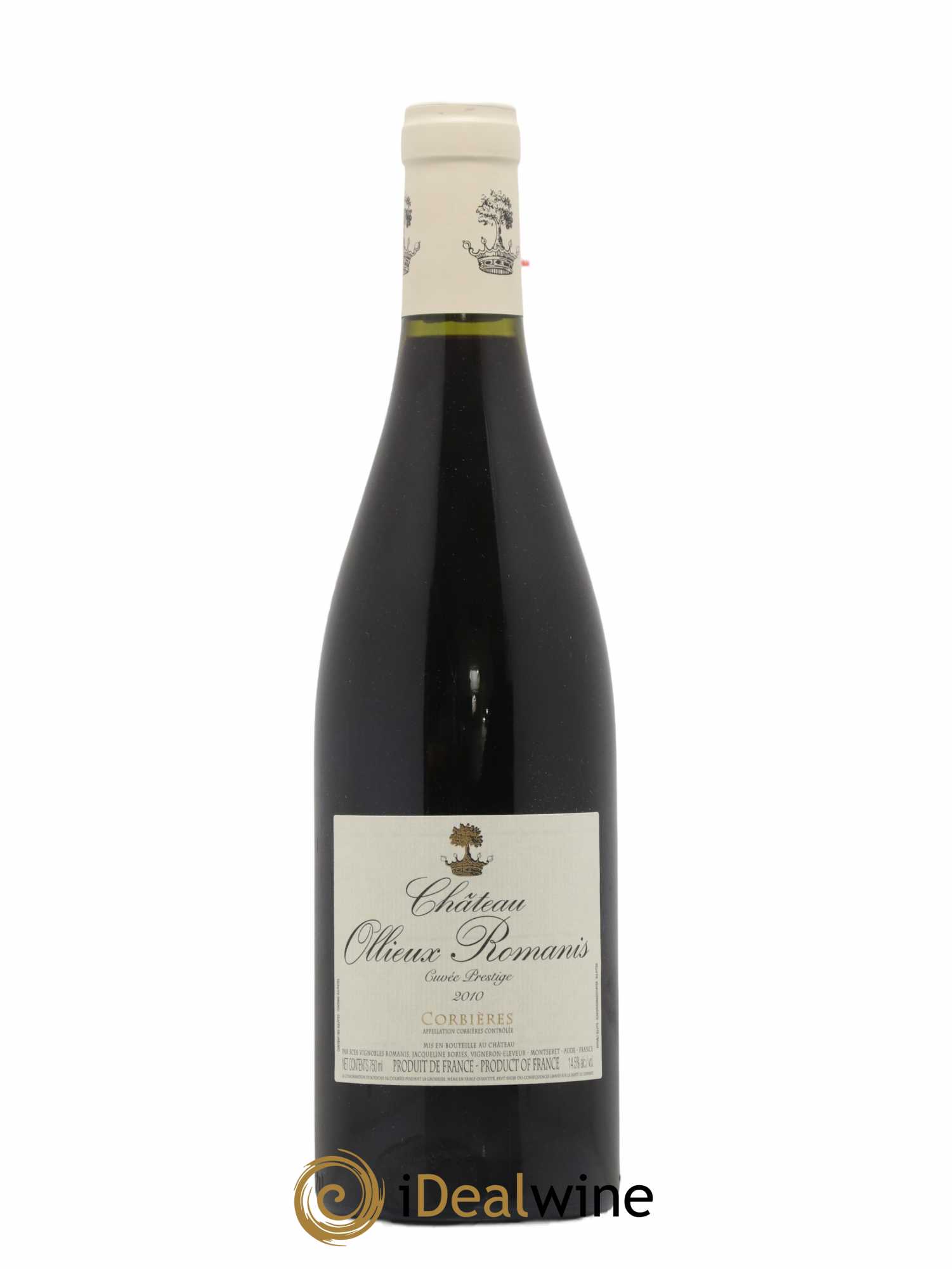 Corbières Cuvee Prestige Château Ollieux Romanis 2010 - Posten von 1 Flasche - 0