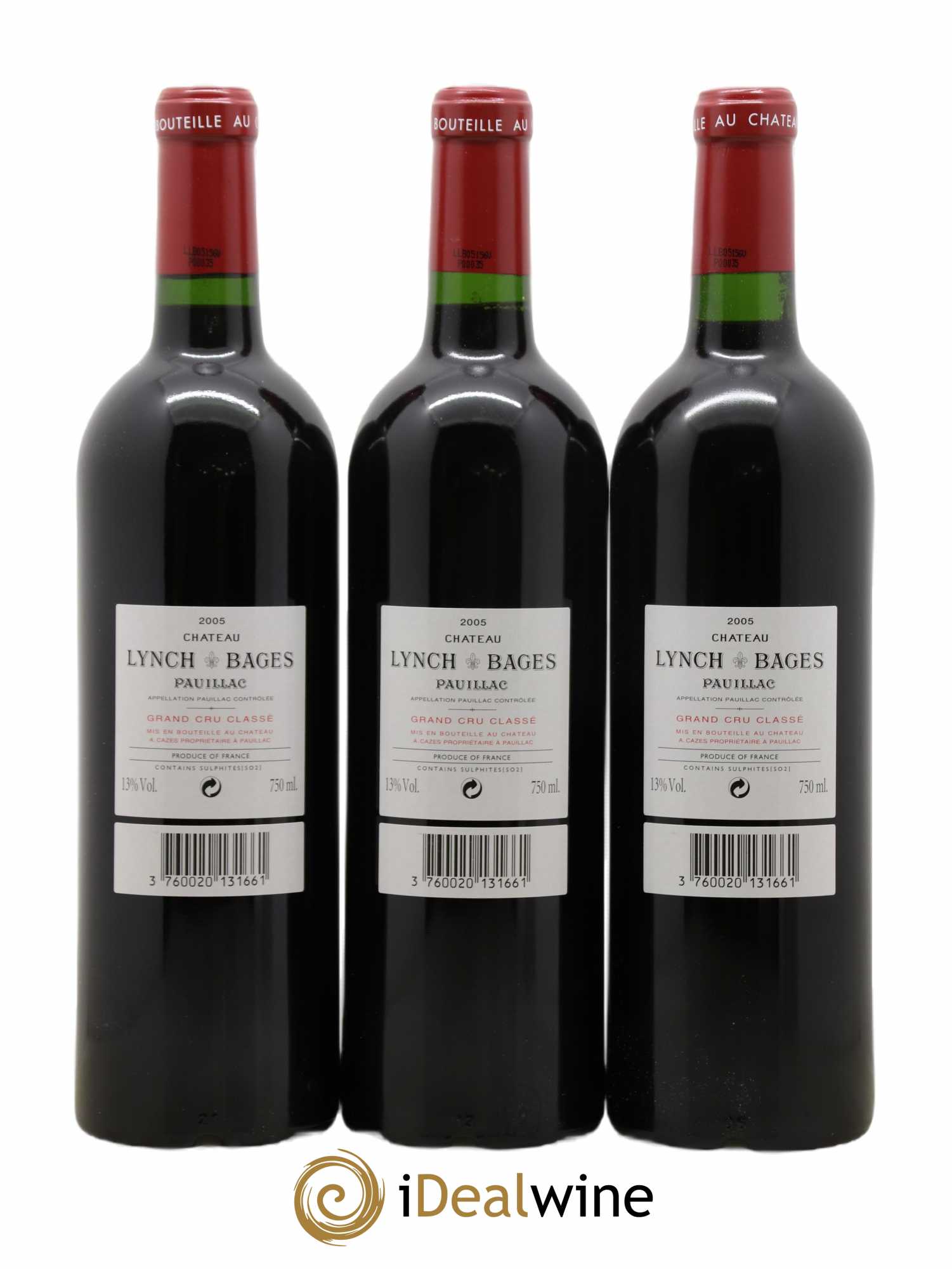 Château Lynch Bages 5ème Grand Cru Classé 2005 - Lot de 12 bouteilles - 2