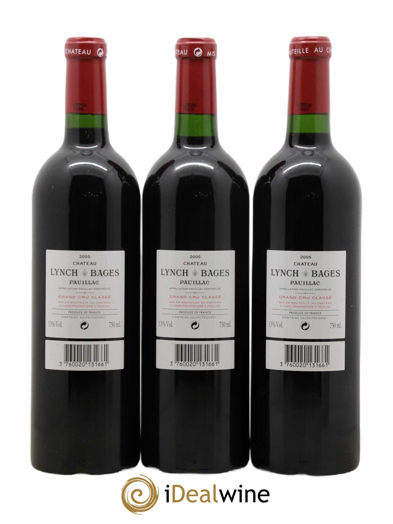 Château Lynch Bages 5ème Grand Cru Classé 2005 - Lot de 12 bouteilles - 4