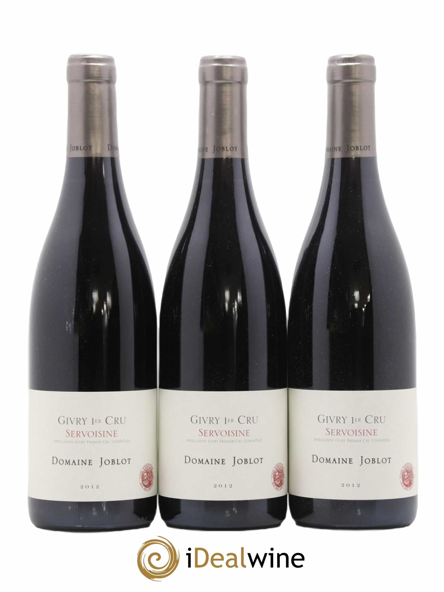 Givry 1er Cru Servoisine Joblot (Domaine) 2012 - Lot de 3 bouteilles - 0