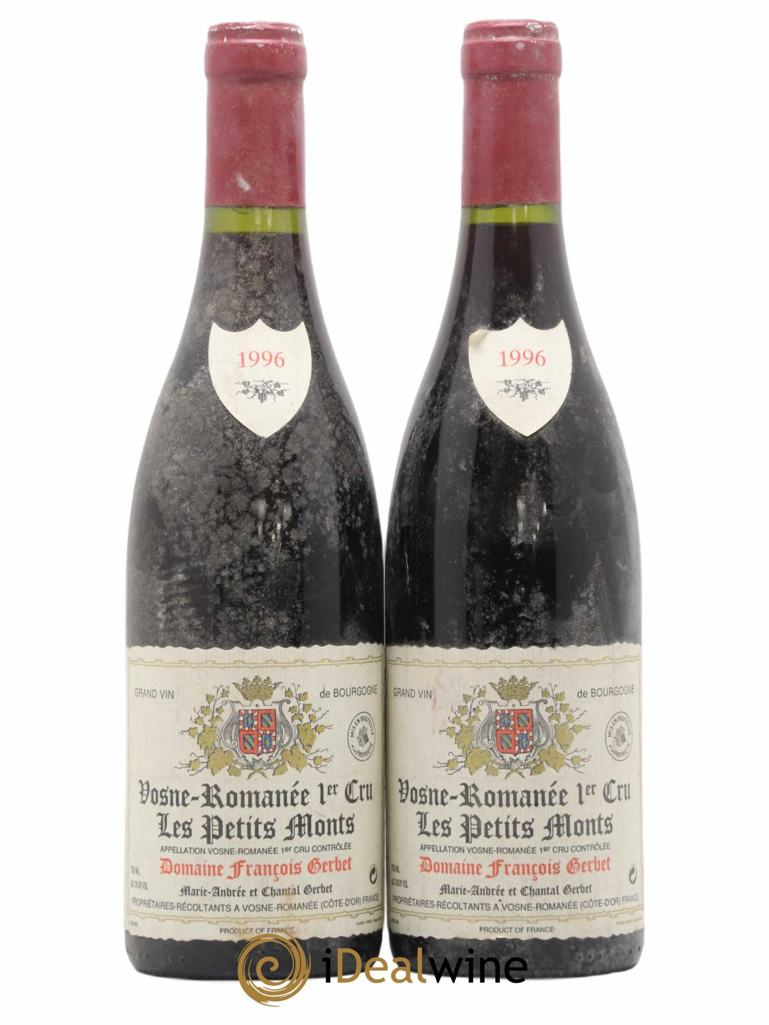 Vosne-Romanée 1er Cru Les Petits Monts François Gerbet 1996 - Lot de 2 bouteilles - 0