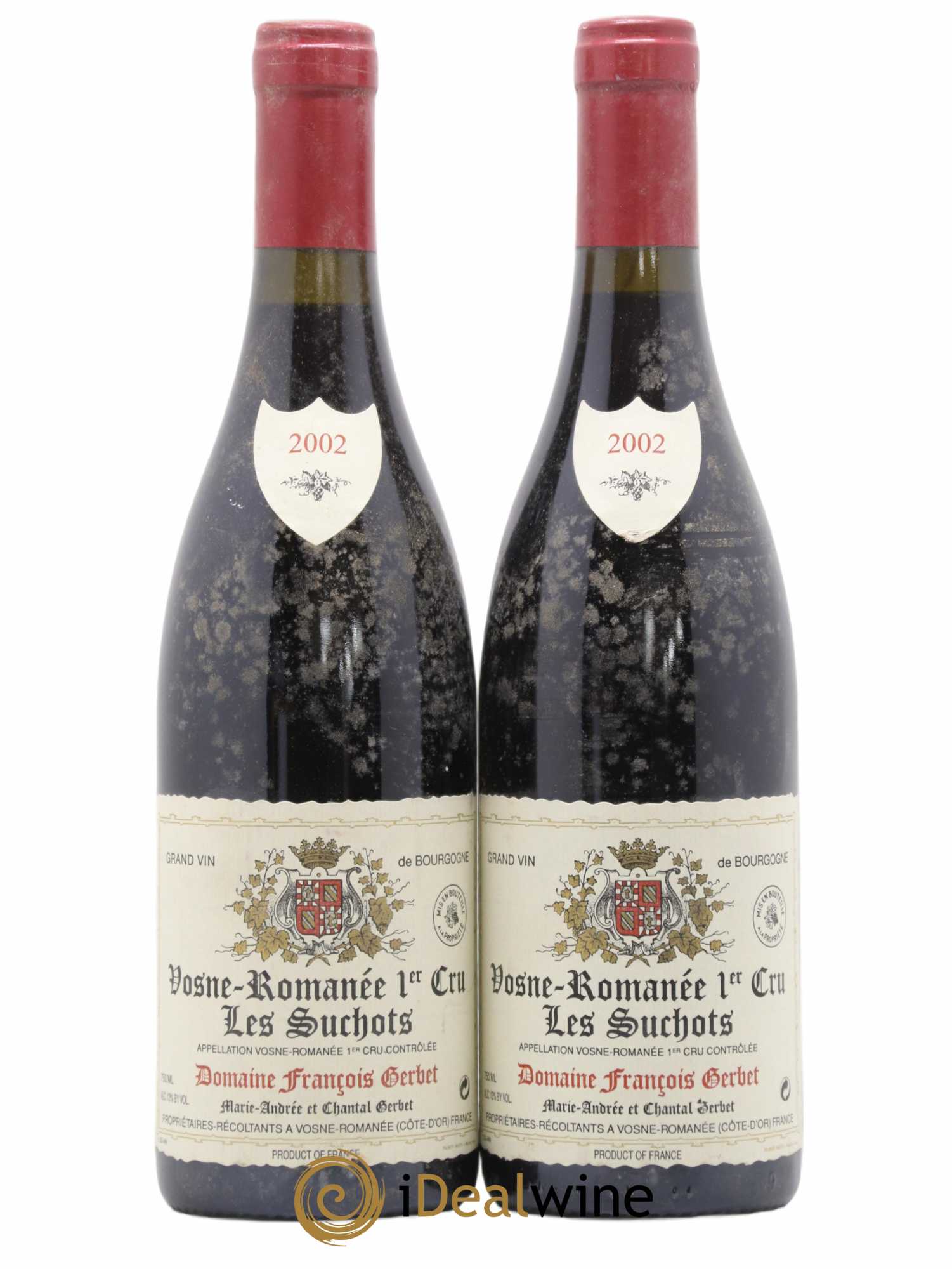 Vosne-Romanée 1er Cru Les Suchots Berthaut Gerbet (Domaine) 2002 - Lot de 2 bouteilles - 0