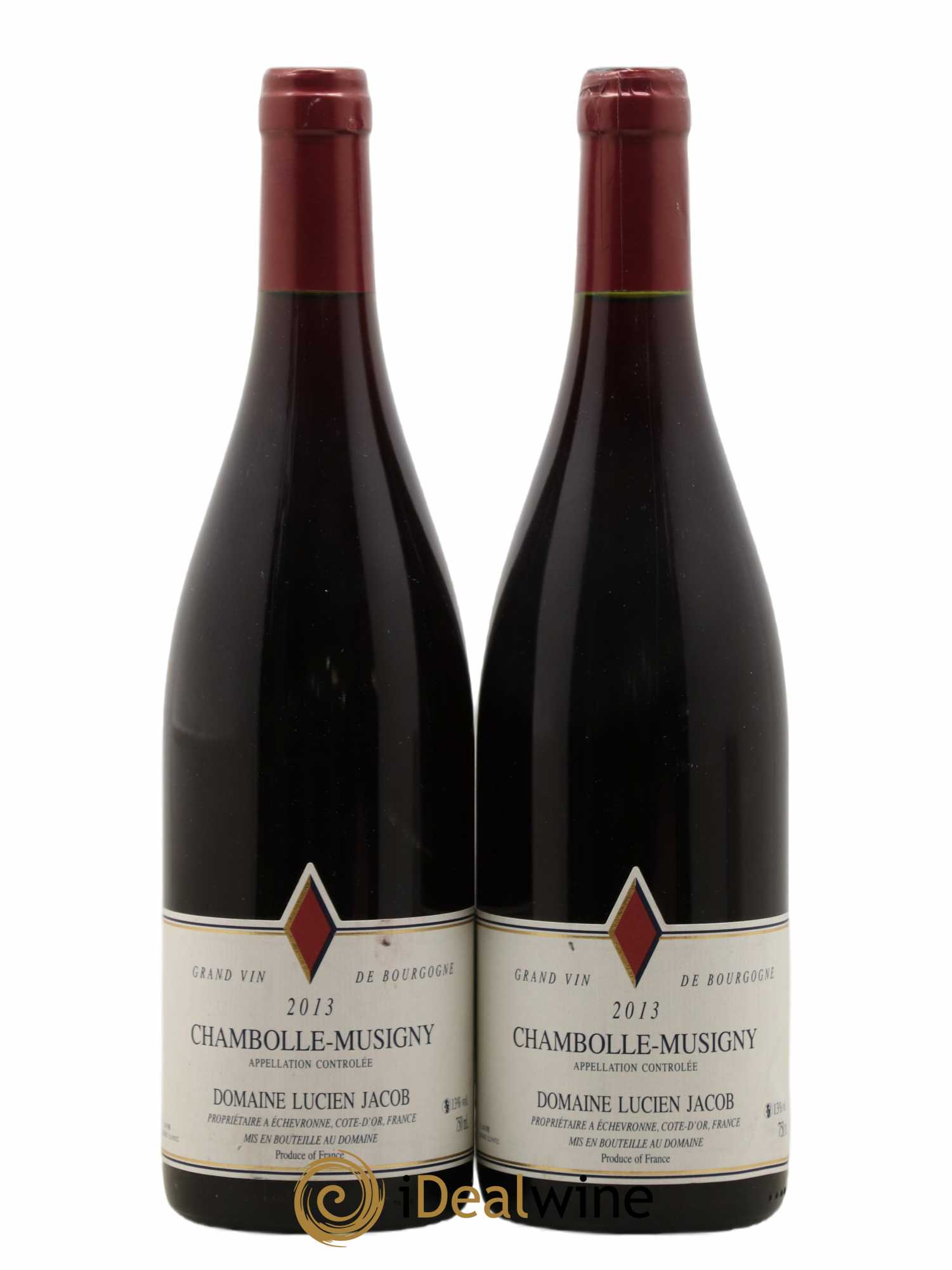 Chambolle-Musigny Lucien Jacob 2013 - Lot de 2 bouteilles - 0