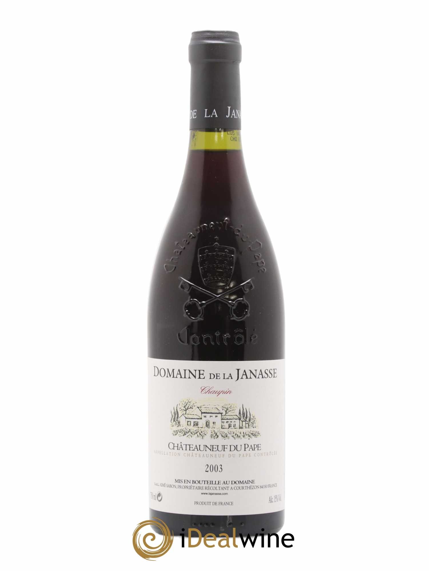 Châteauneuf-du-Pape Cuvée Chaupin La Janasse (Domaine de) 2003 - Lot de 1 bouteille - 0