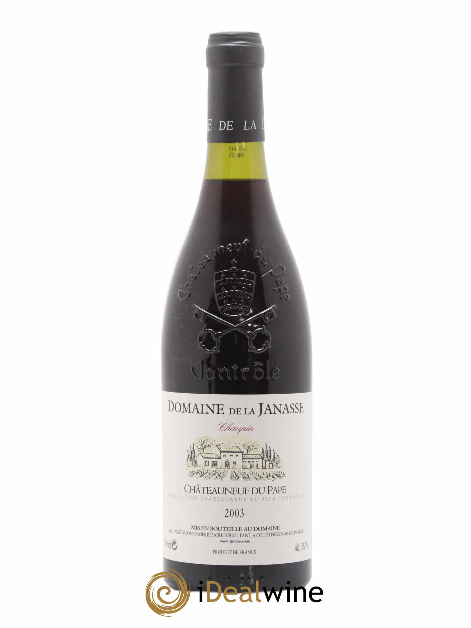 Châteauneuf-du-Pape Cuvée Chaupin La Janasse (Domaine de) 2003 - Lot de 1 bouteille - 0