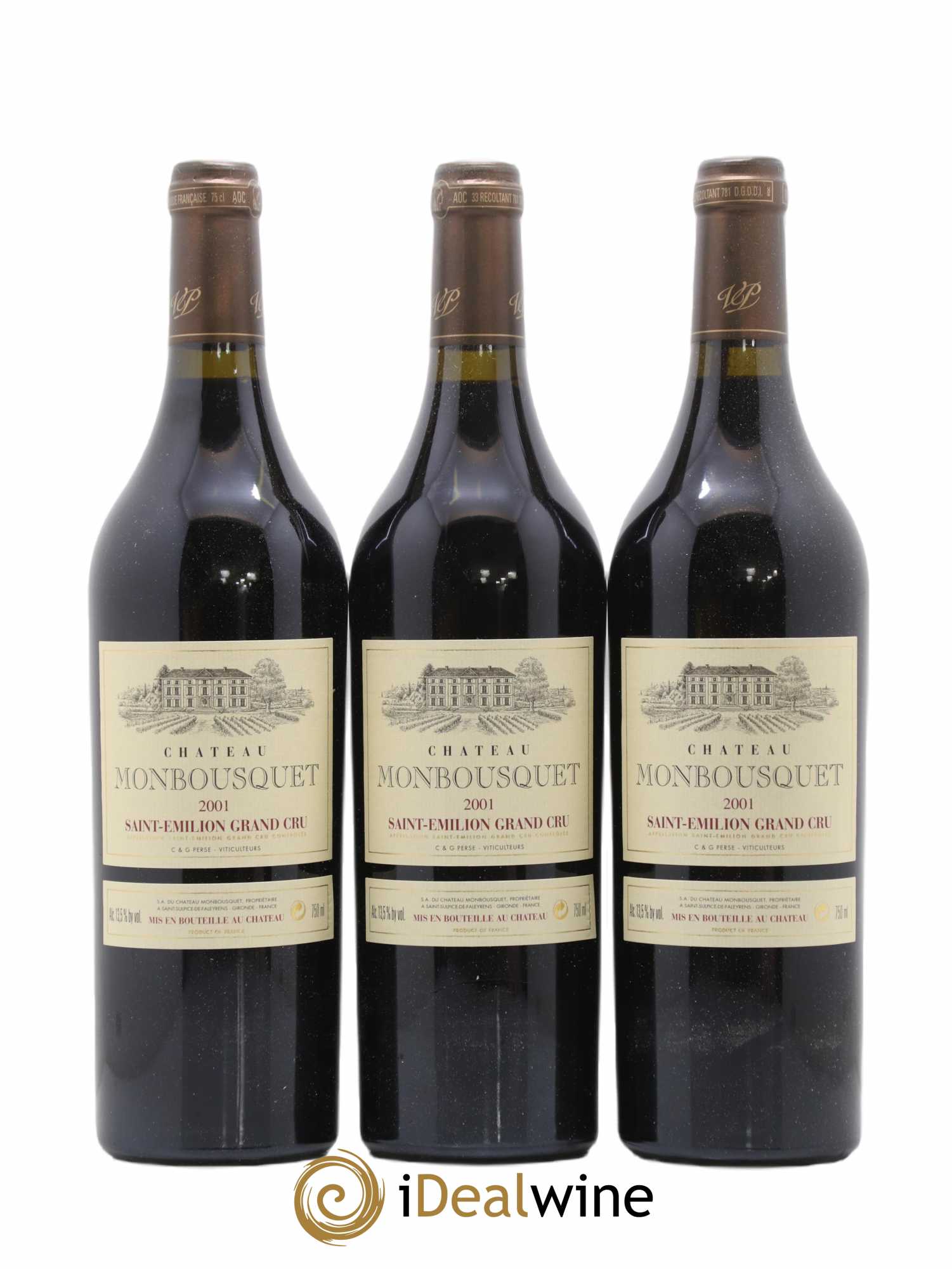 Château Monbousquet Grand Cru Classé 2001 - Lot de 12 bouteilles - 2