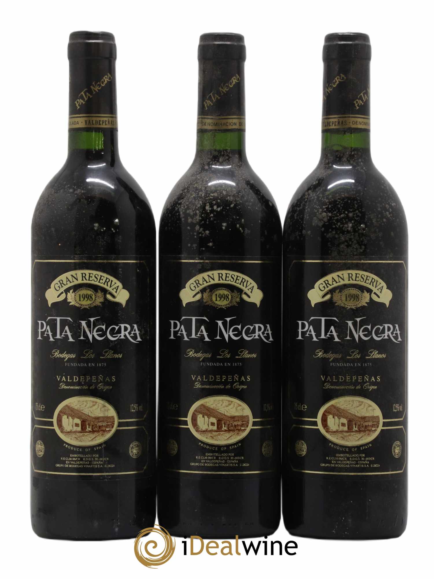 Espagne Pata Negra Gran Reserva J. Garcia Carrion 1998 - Posten von 3 Flaschen - 0