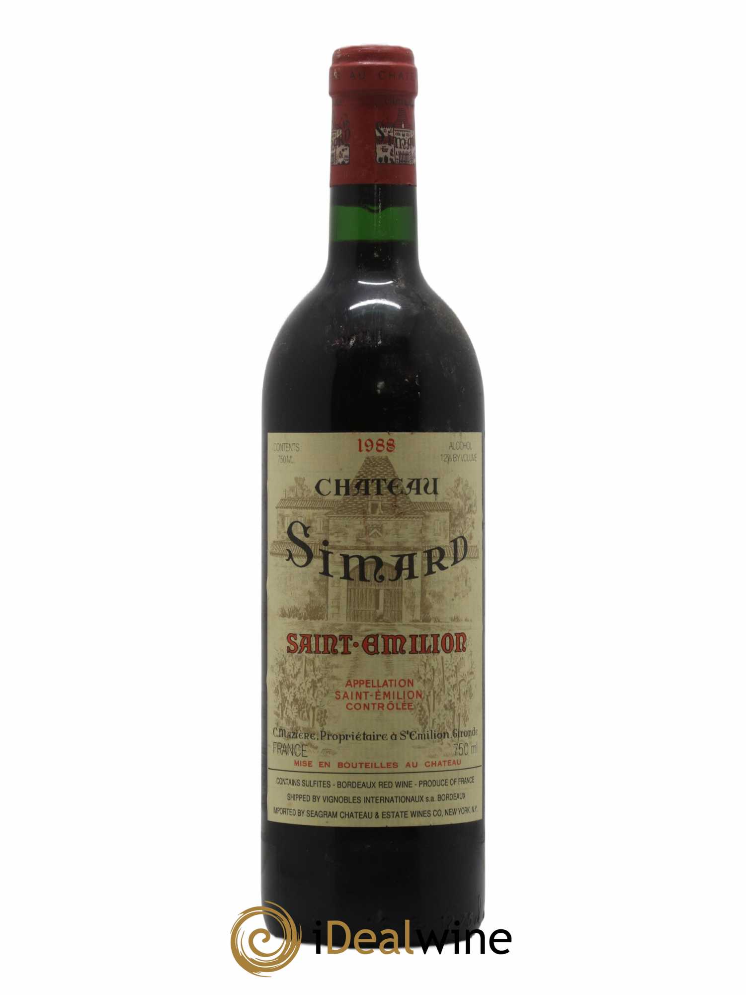 Château Simard 1988 - Lot de 1 bouteille - 0