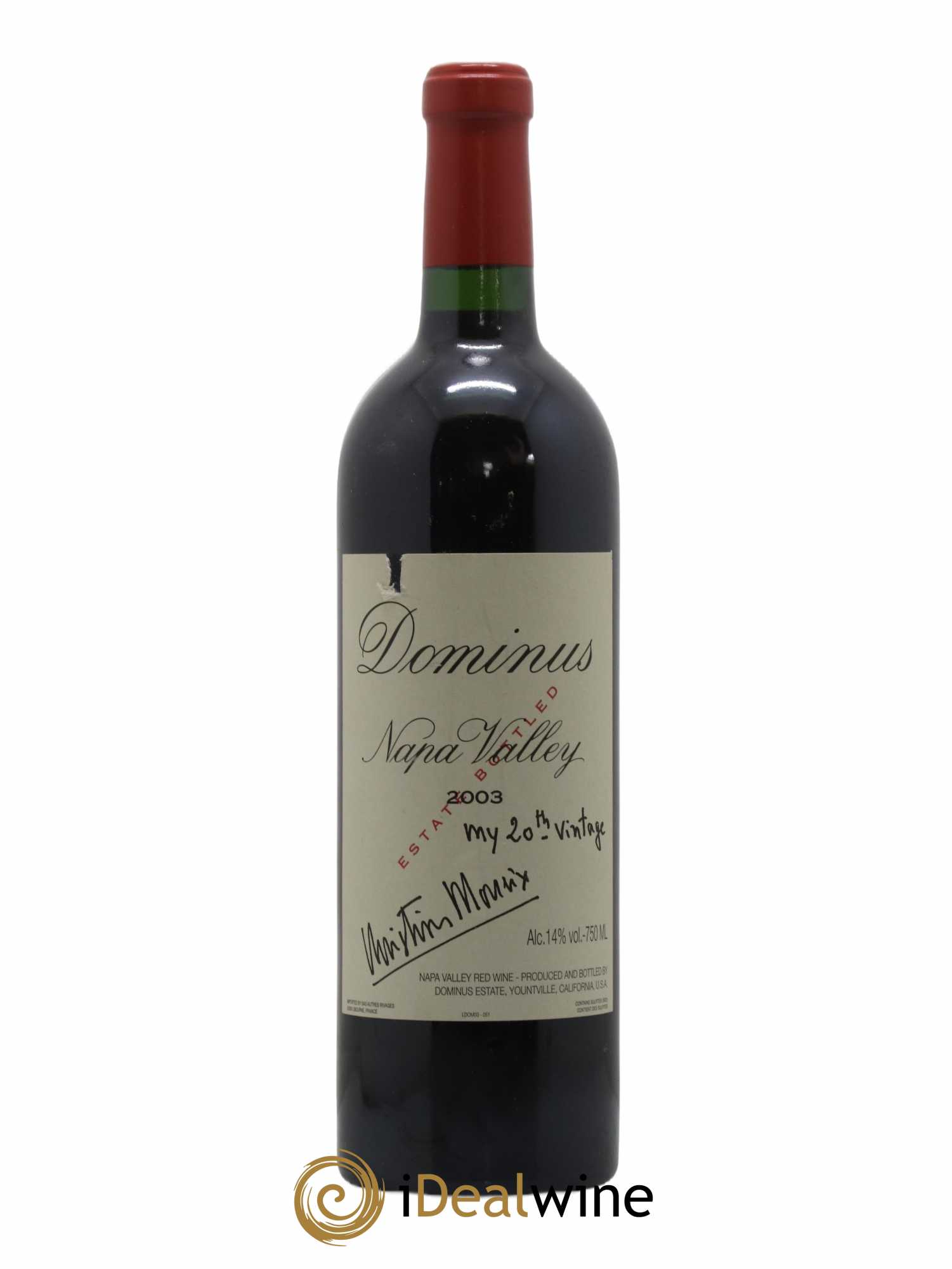 Napa Valley Dominus Christian Moueix 2003 - Lot de 1 bouteille - 0