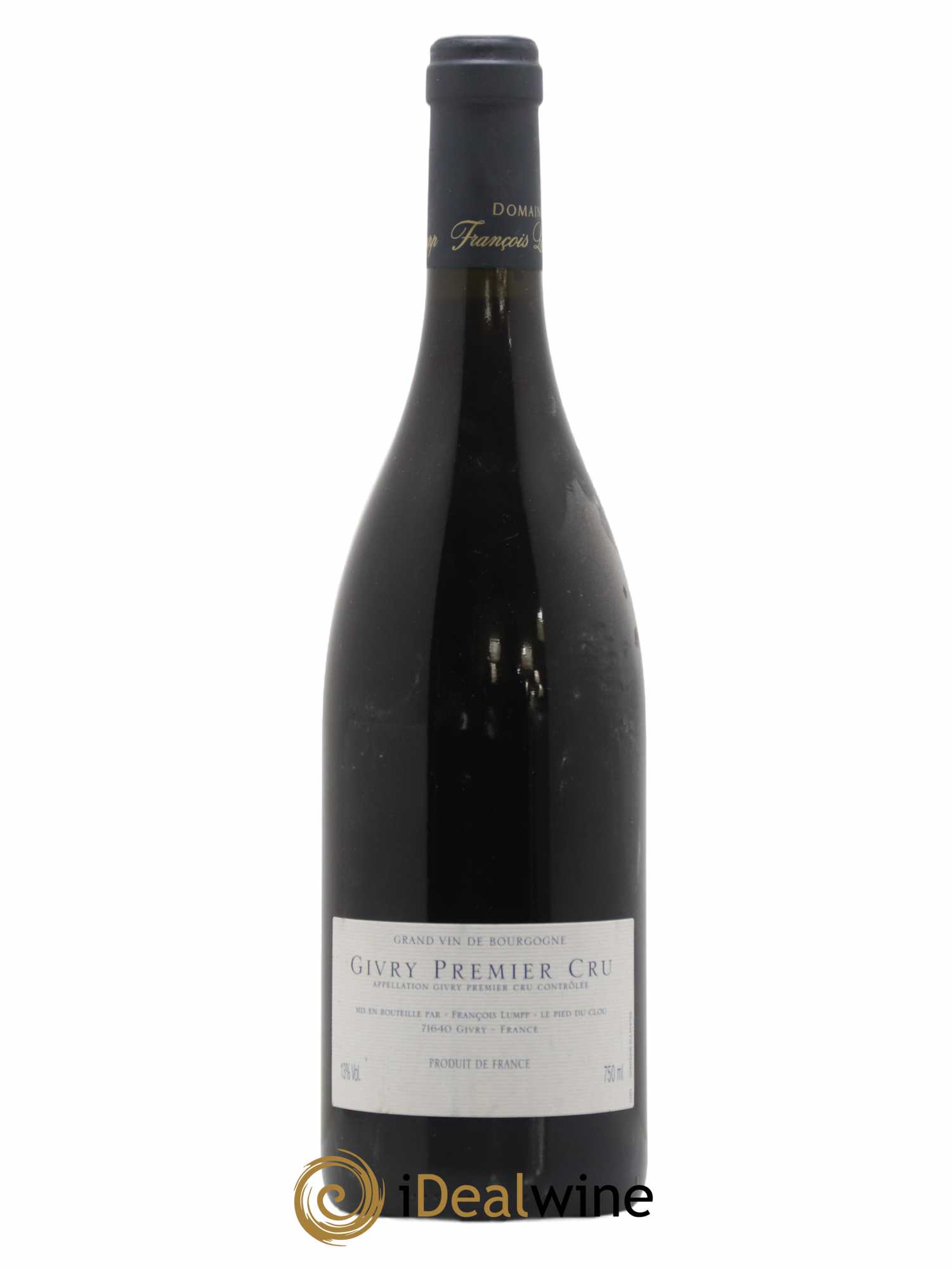 Givry 1er Cru Crausot François Lumpp (Domaine) 2004 - Lot de 1 bouteille - 1