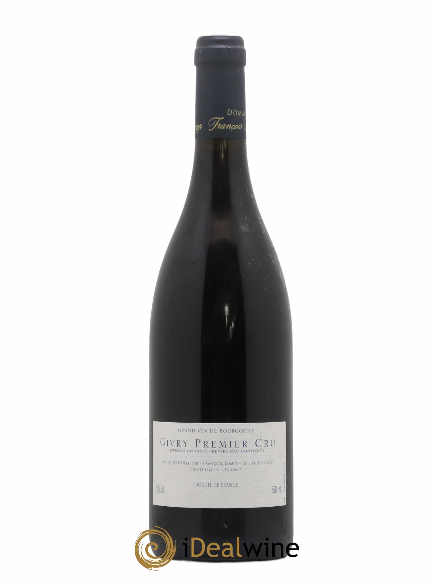 Givry 1er Cru Crausot François Lumpp (Domaine) 2004 - Lot de 1 bouteille - 1
