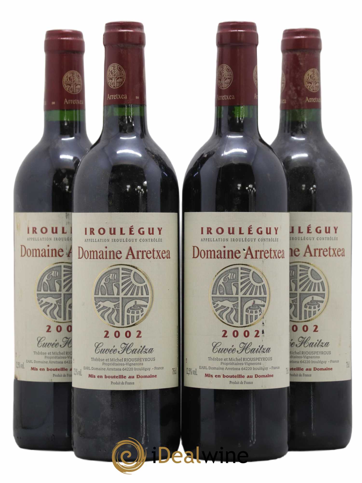 Irouléguy Cuvée Haitza Arretxea (Domaine) 2002 - Lot de 4 bouteilles - 0