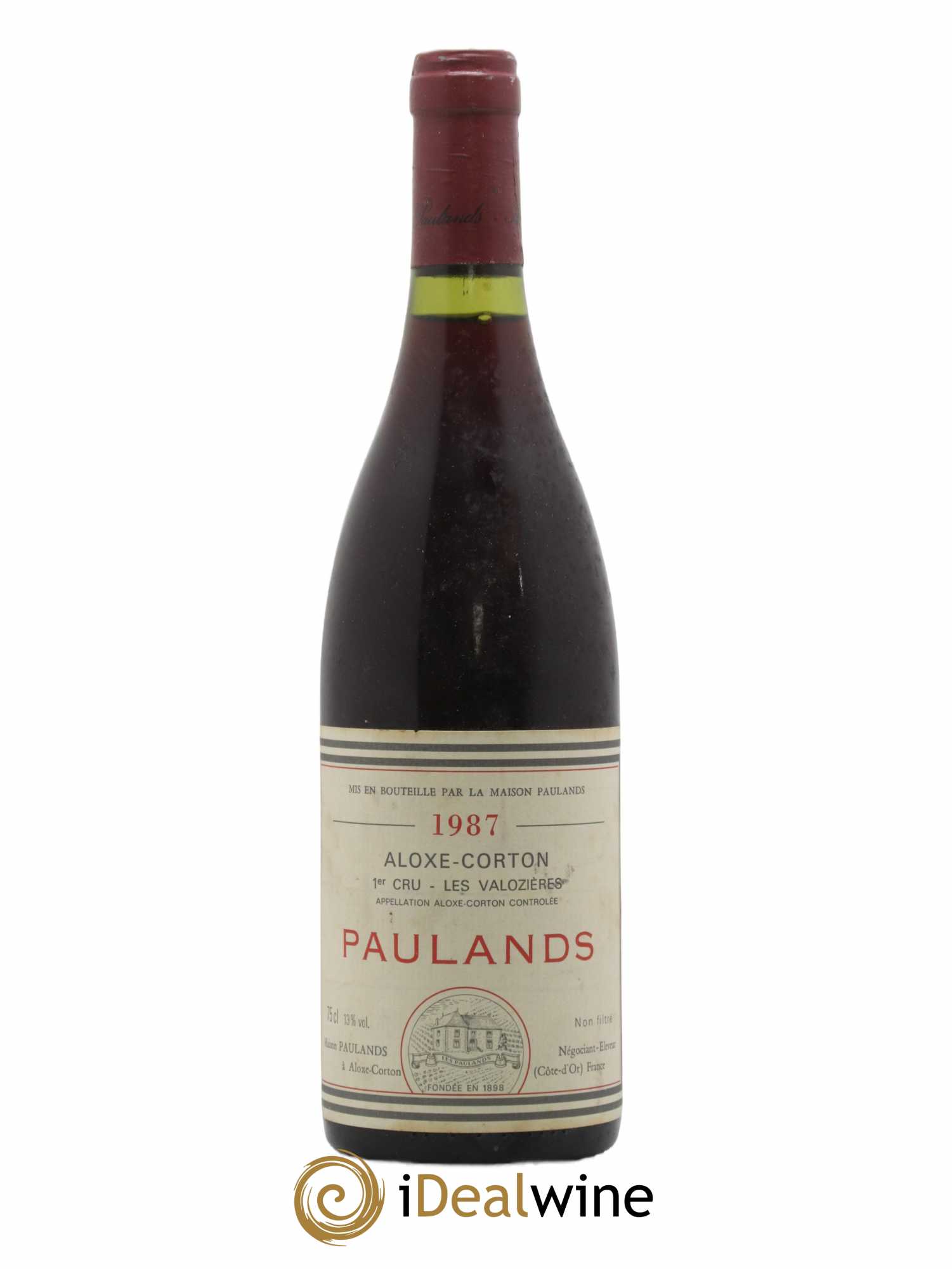 Aloxe-Corton 1er Cru Les Valozieres Paulands 1987 - Posten von 1 Flasche - 0