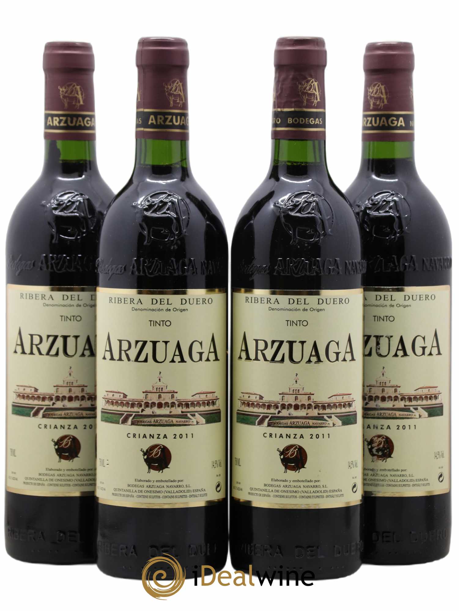 Ribera Del Duero DO Crianza Arzuaga 2011 - Lot de 4 bouteilles - 0