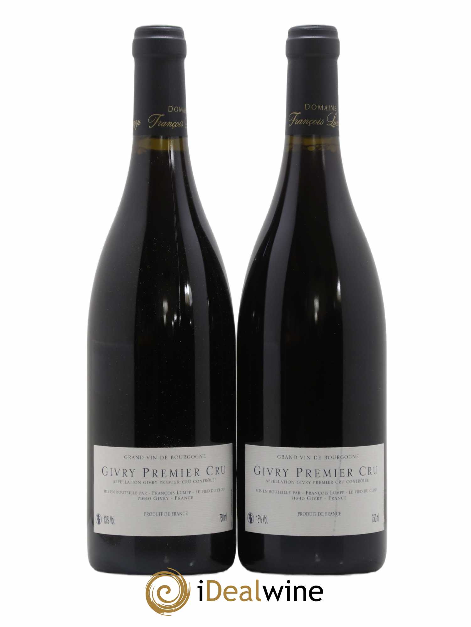 Givry 1er Cru Petit Marole François Lumpp (Domaine) 2010 - Lot de 2 bouteilles - 1