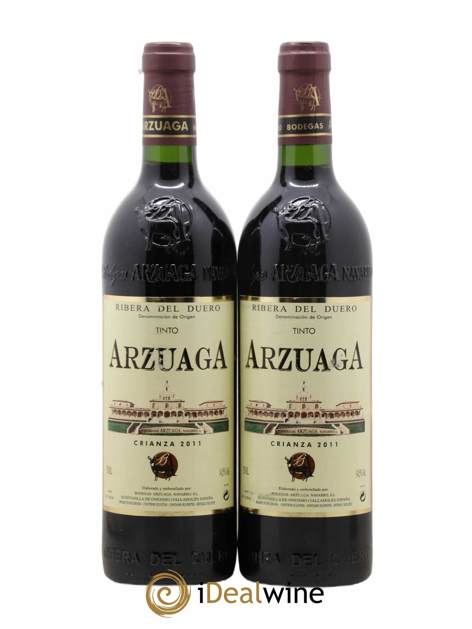 Ribera Del Duero DO Crianza Arzuaga 2011 - Posten von 2 Flaschen - 0