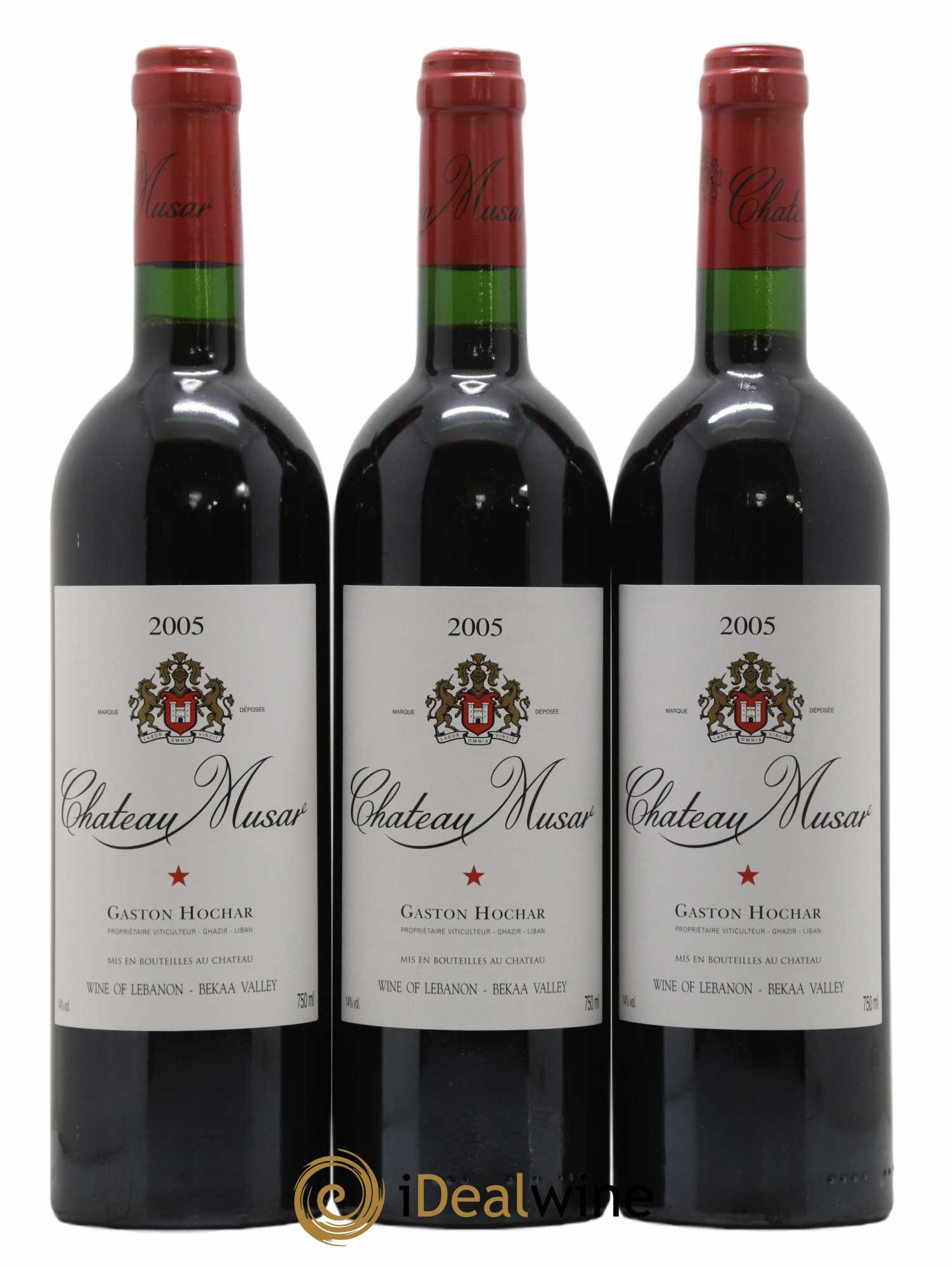 Château Musar Serge Hochar 2005 - Lot de 3 bouteilles - 0