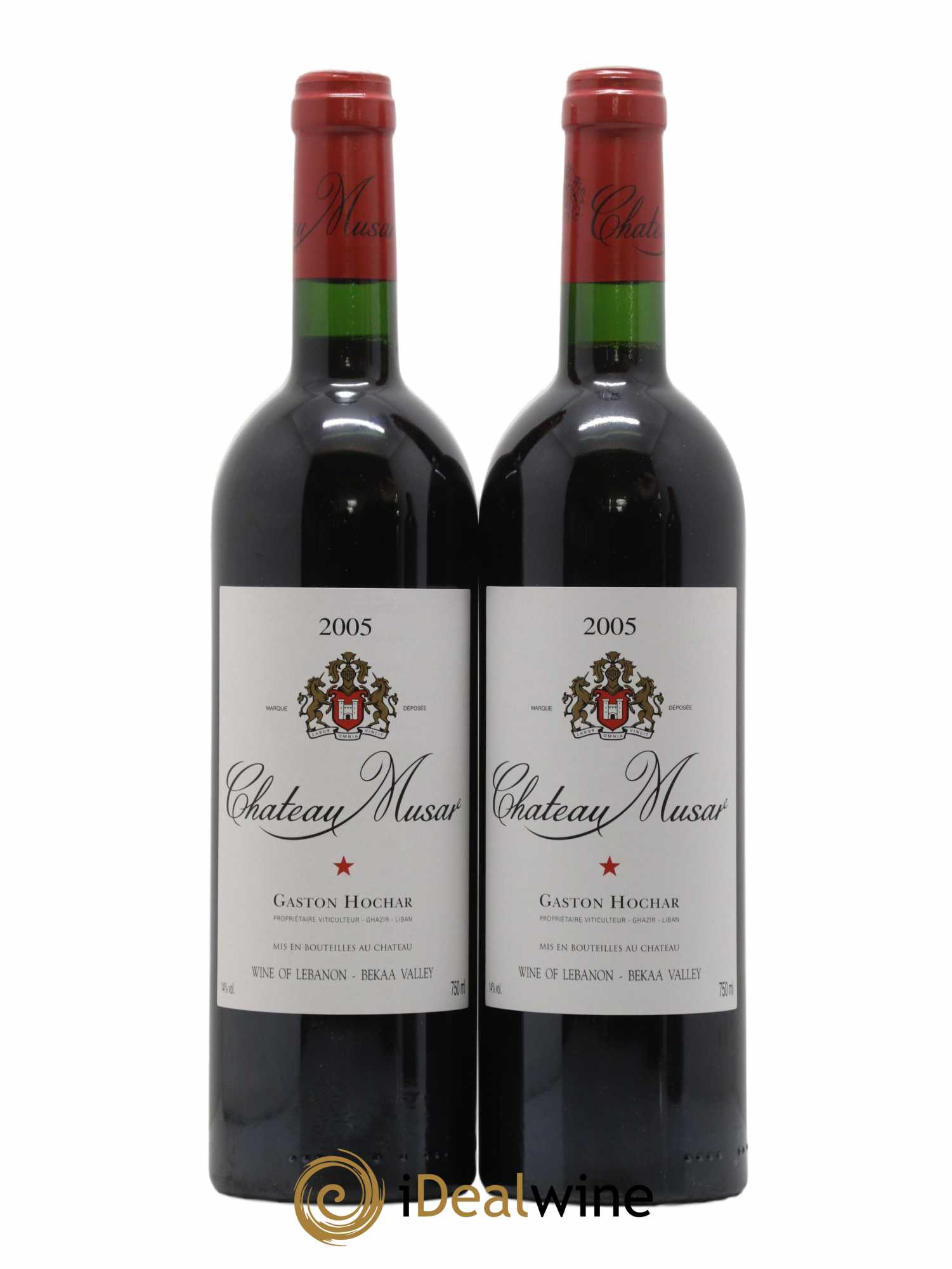 Château Musar Serge Hochar 2005 - Lot de 2 bouteilles - 0