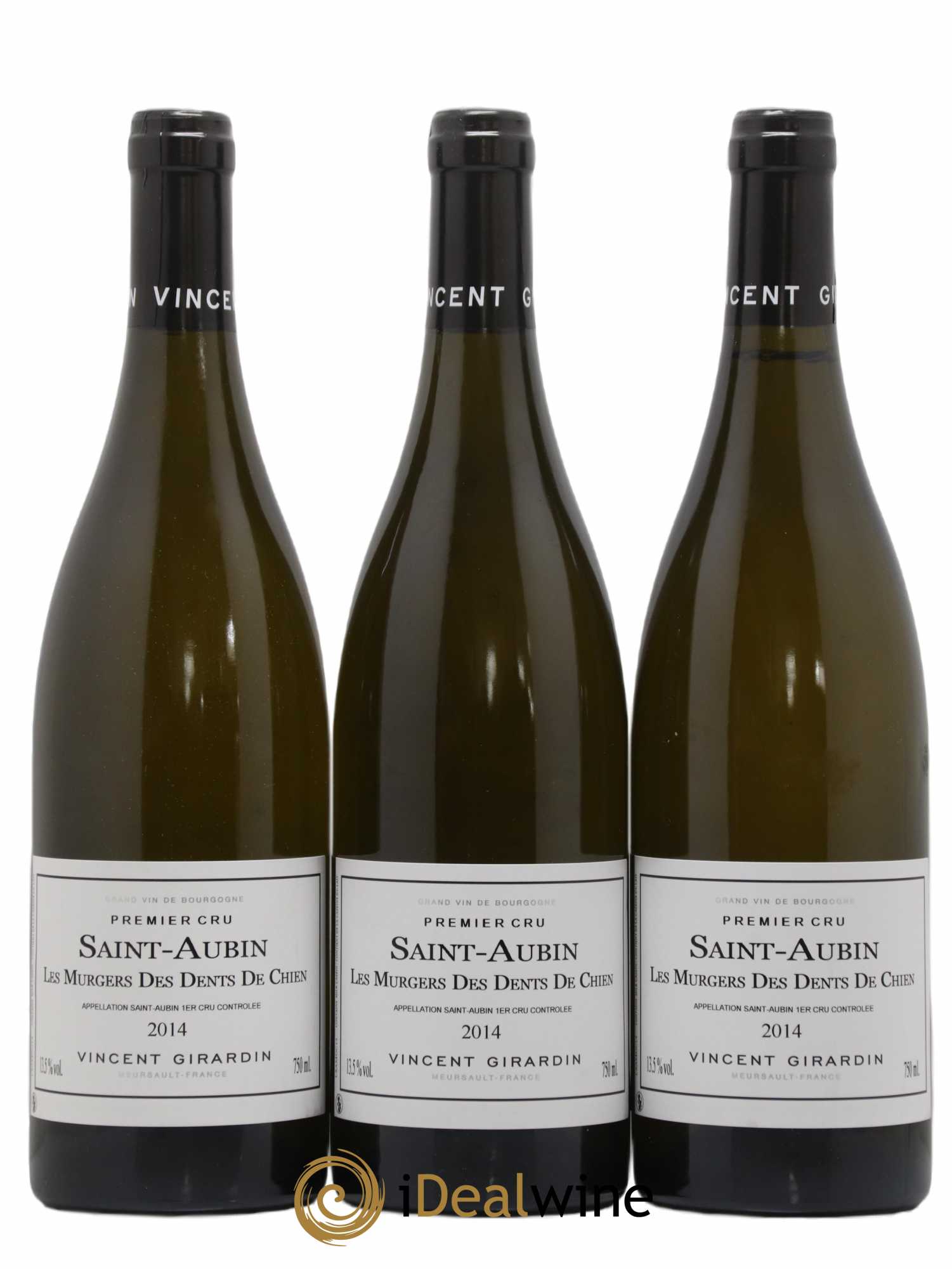 Saint-Aubin 1er Cru Les Murgers des Dents de Chien Vincent Girardin (Domaine) 2014 - Lot de 3 bouteilles - 0